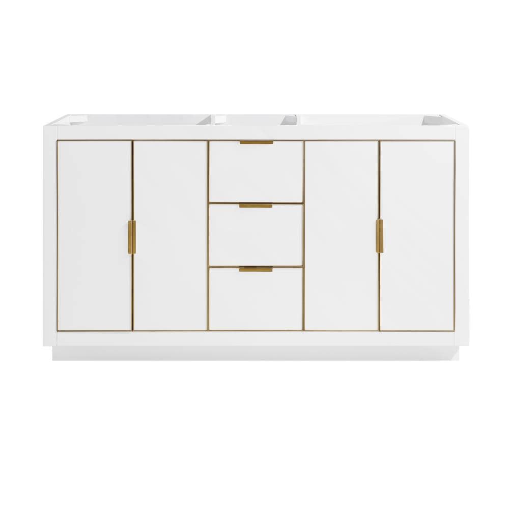 Avanity AUSTEN-V60-WTG Austen 60-in White Bathroom Vanity Base Cabinet without Top