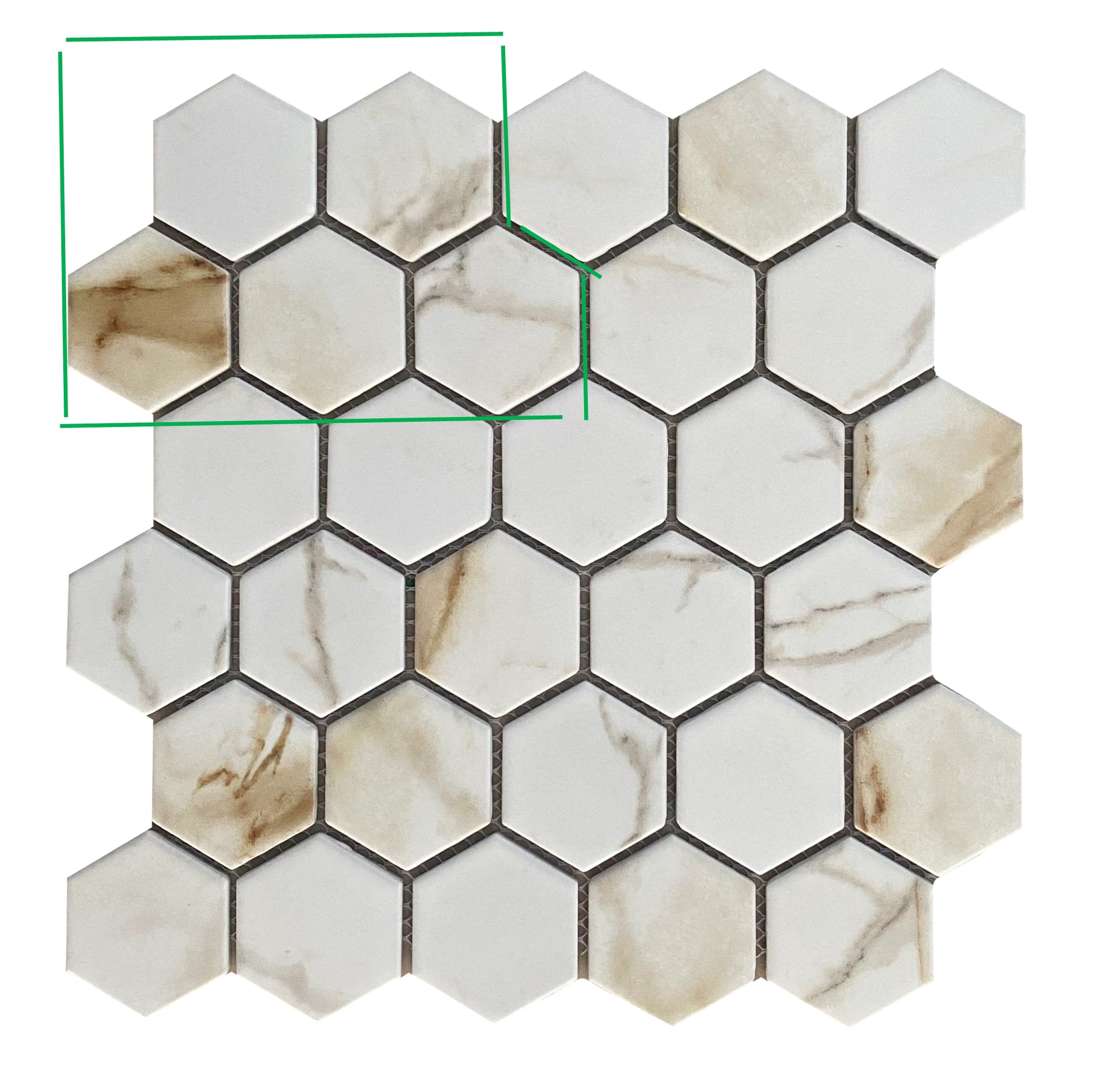 Apollo Tile (Sample) Harlan Brown 4-in x 4-in Matte Porcelain Patterned Floor and Wall Tile