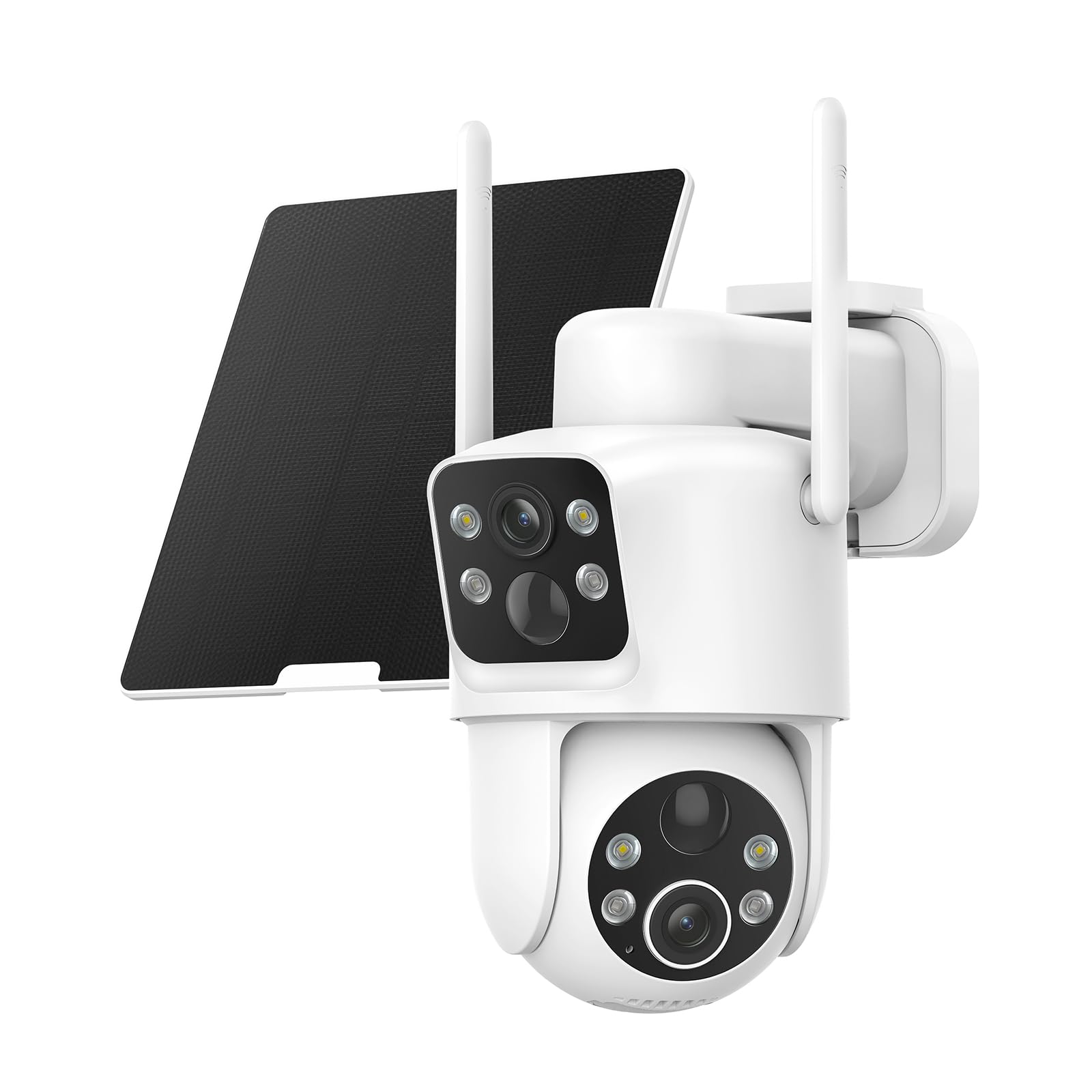 Vrbgify -  Dual Lens Solar Security Cameras Wireless Outdoor 2K Full HD Video 360 Degree Pan Tilt...