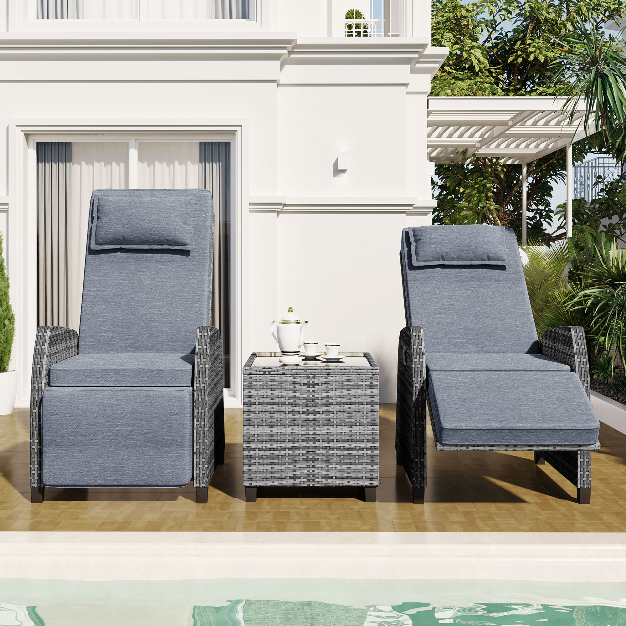 ModernLuxe L-WY000325AAE Patio-Conversation-Sets - View #2