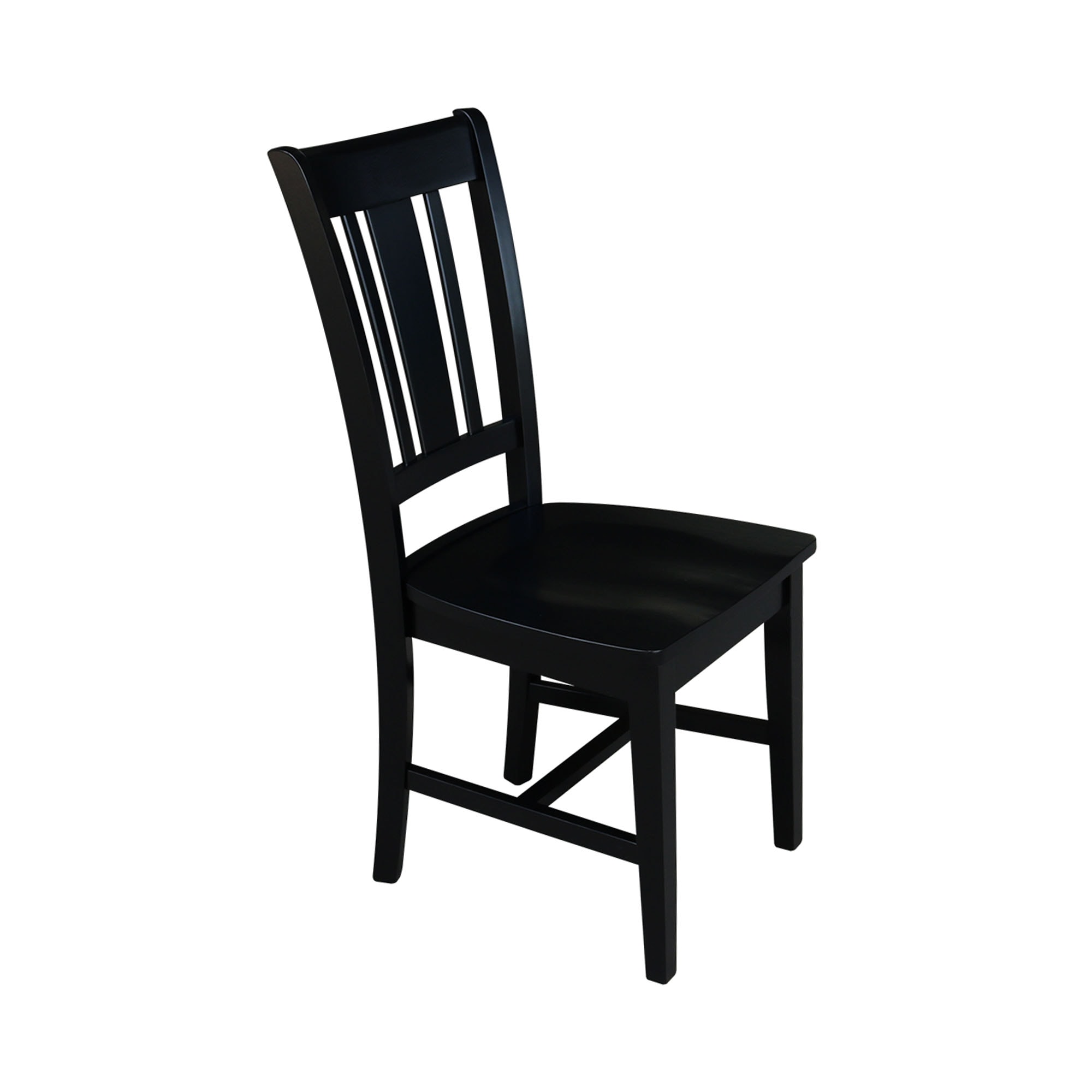 International Concepts Set of 2 Traditional Dining Side Chair (Wood ...