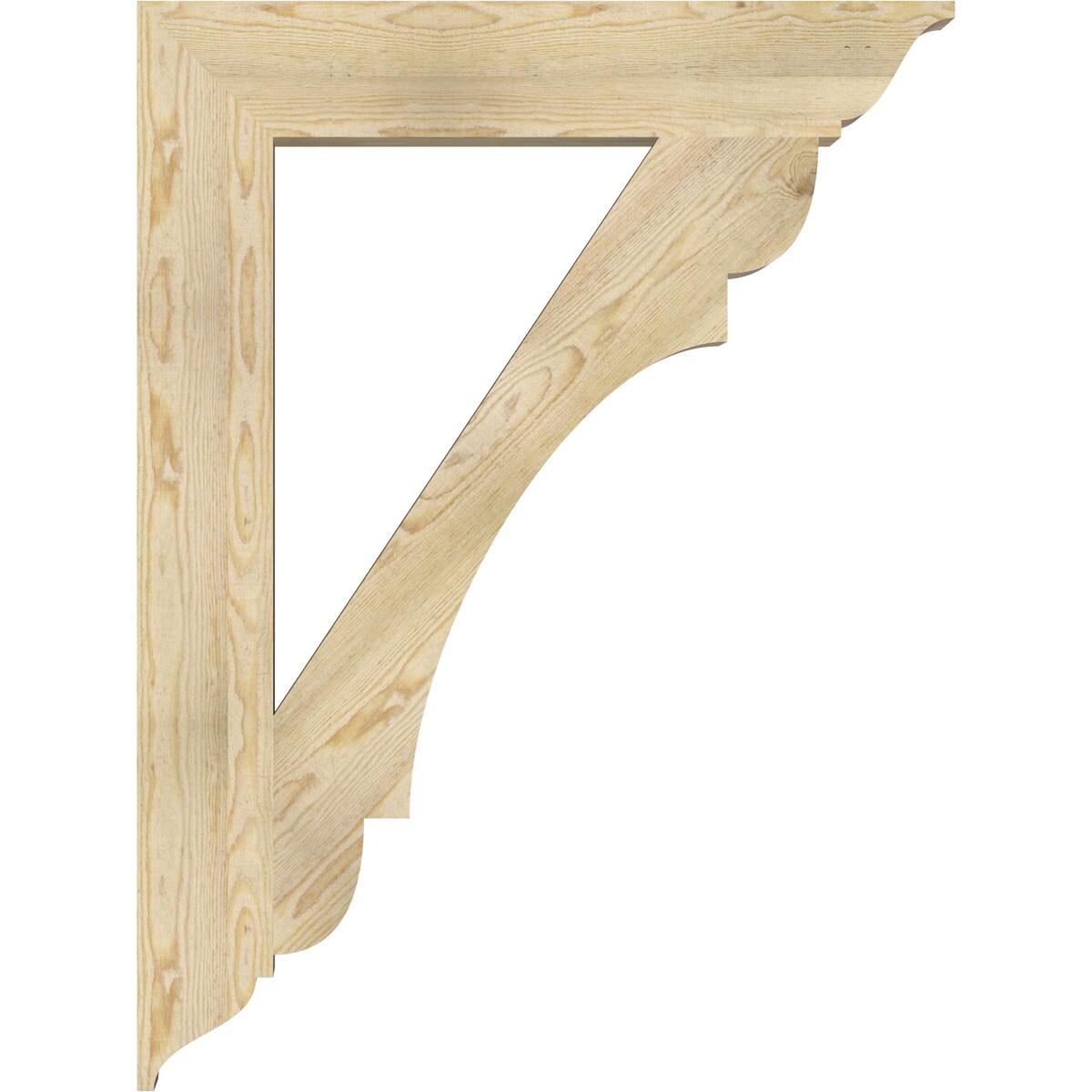 Ekena Millwork BKT06X36X48OLY01RDF Exterior-Brackets-Braces - View #3
