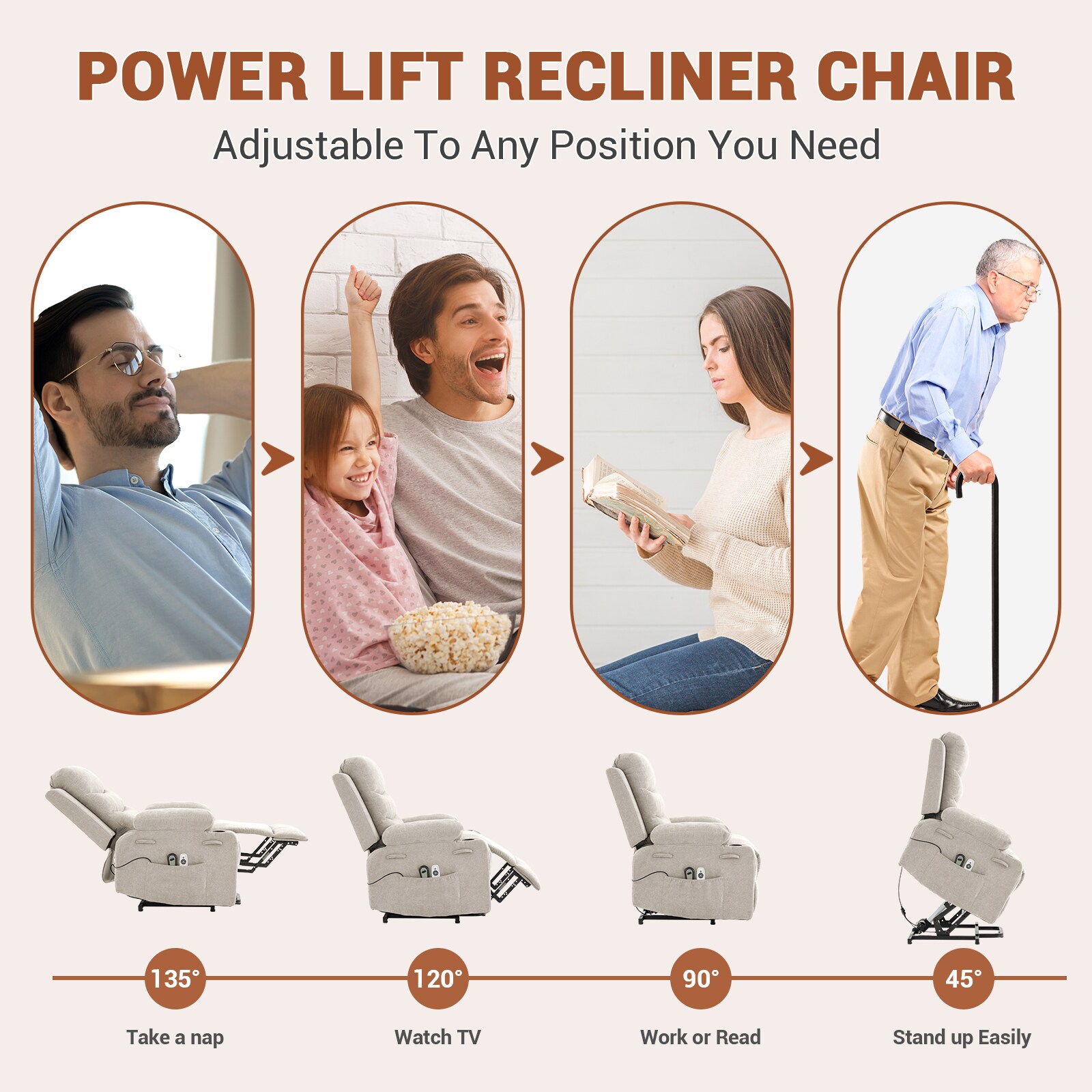 Qeetex SUN-PHK-333TCW9E recliners - View #4