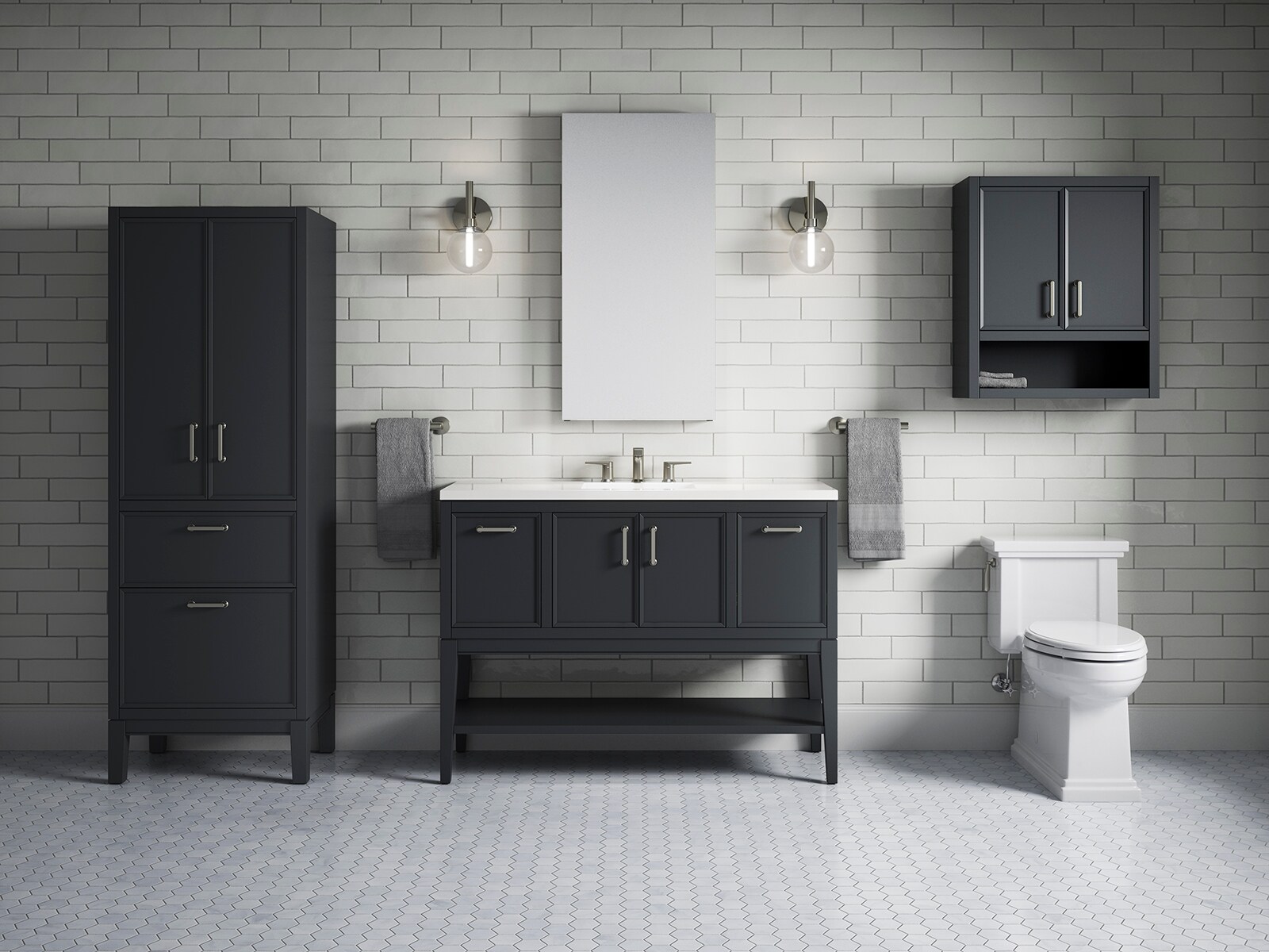 KOHLER 33583-ASB-1WX Bathroom-Wall-Cabinets - View #2