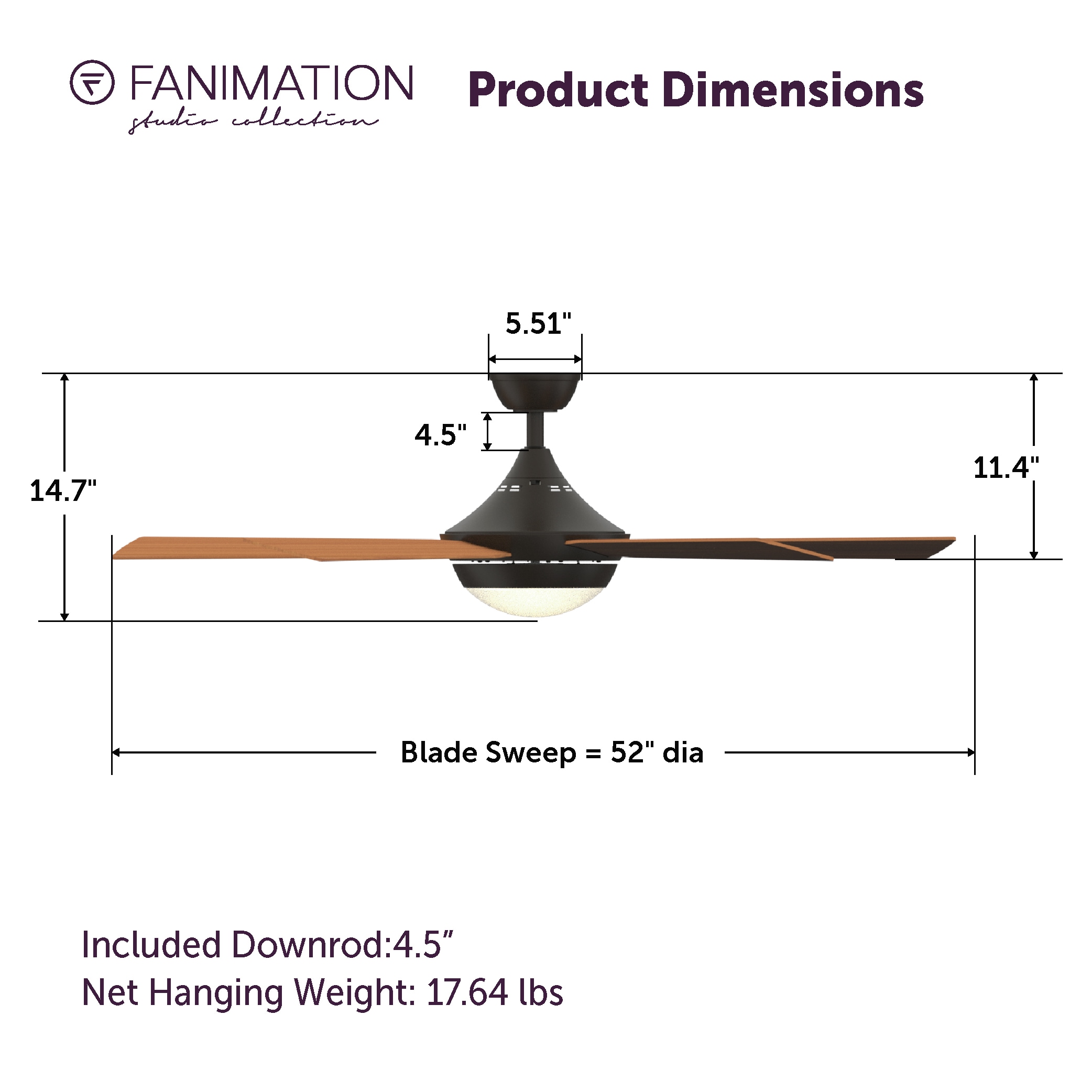 Fanimation Studio Collection LP8068LAZ Ceiling-Fans - View #11