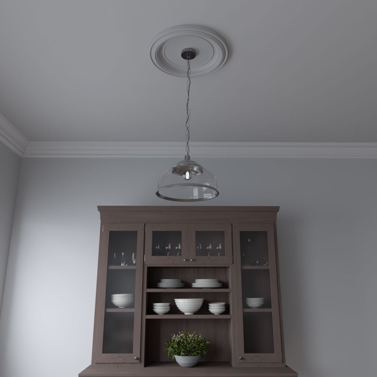 Ekena Millwork CMP19TRGBW Ceiling-Medallions - View #9