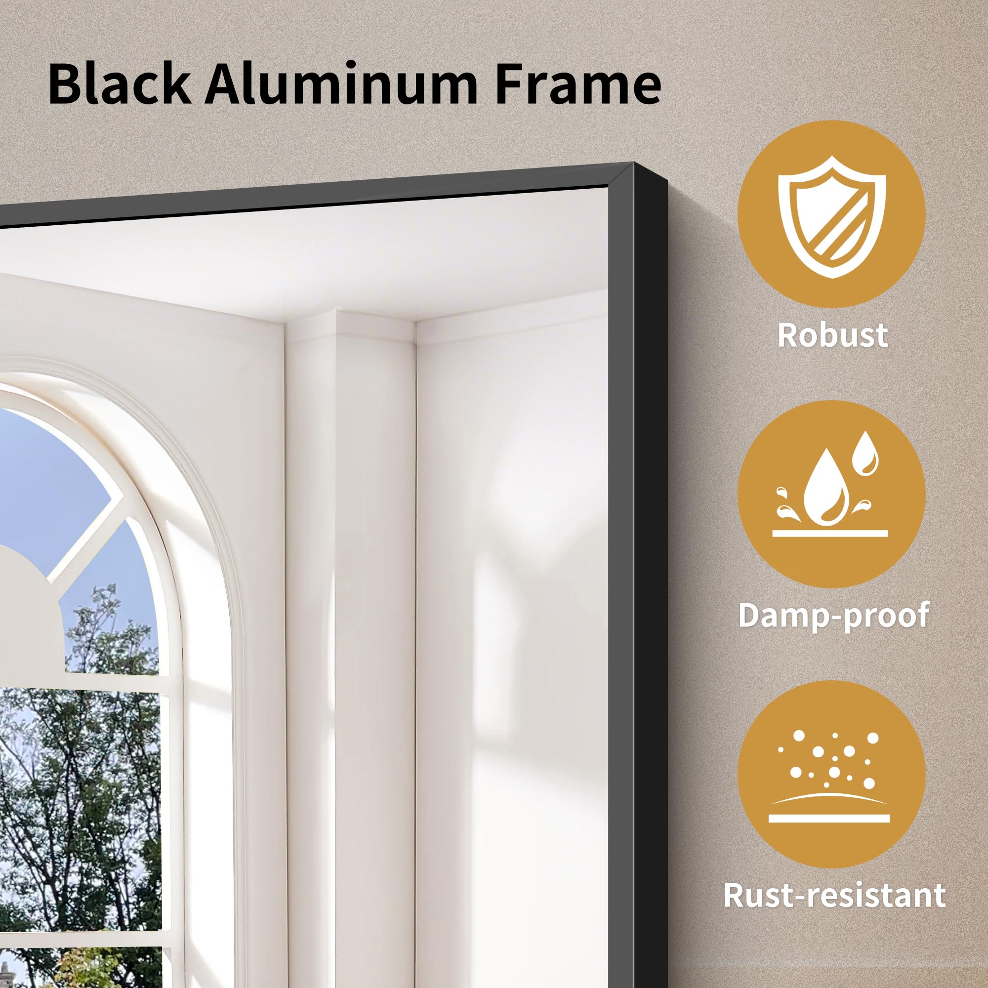 Aoibox LABBBK6U Decor-Mirrors - View #6