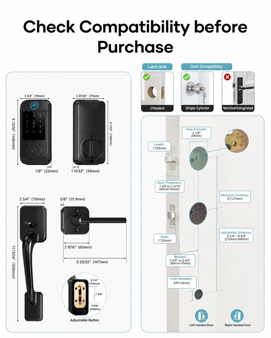 Phyfalip LPF0502T47 Electronic-Door-Locks - View #5