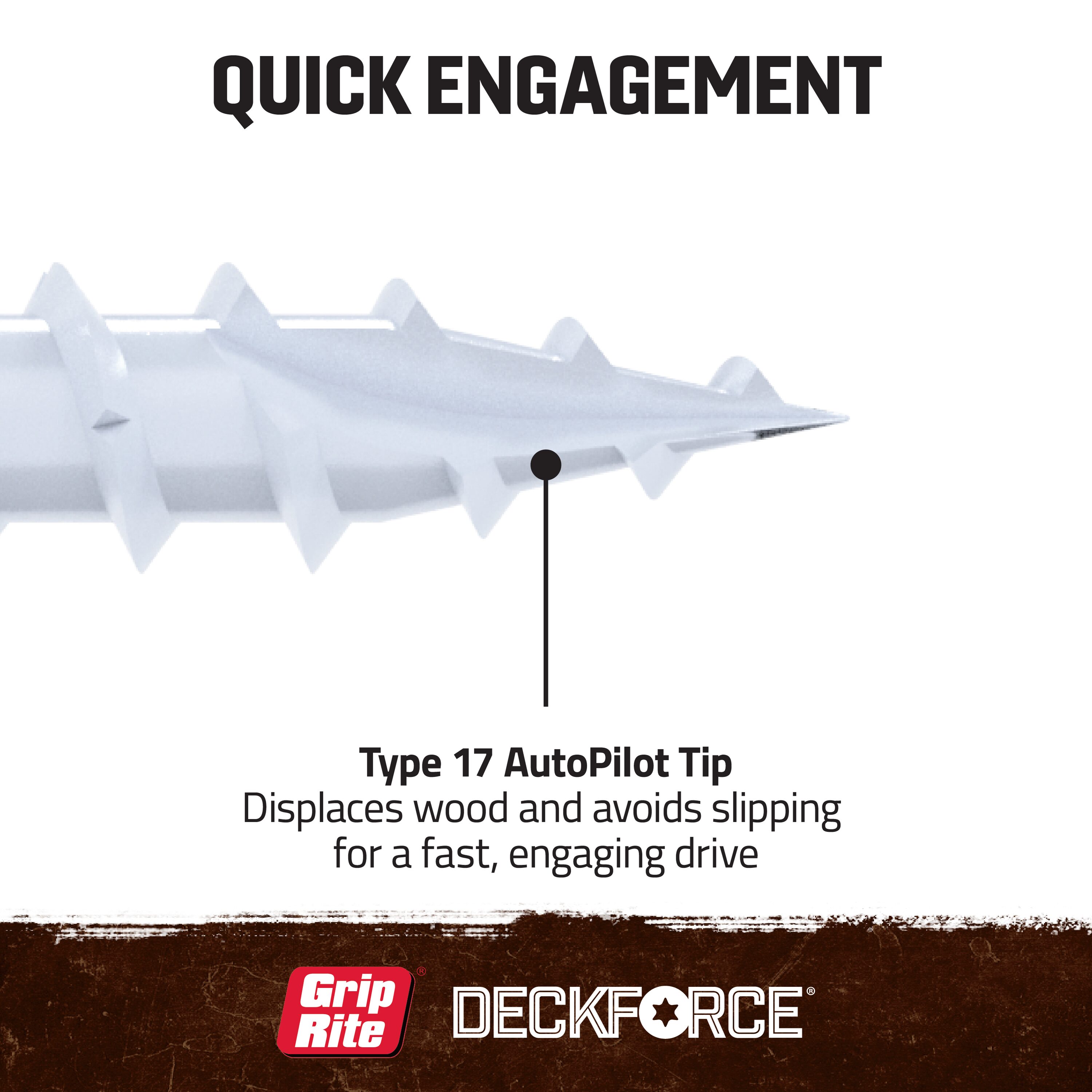 DeckForce by Grip Rite GRDF212STWH1 Deck-Screws - View #9