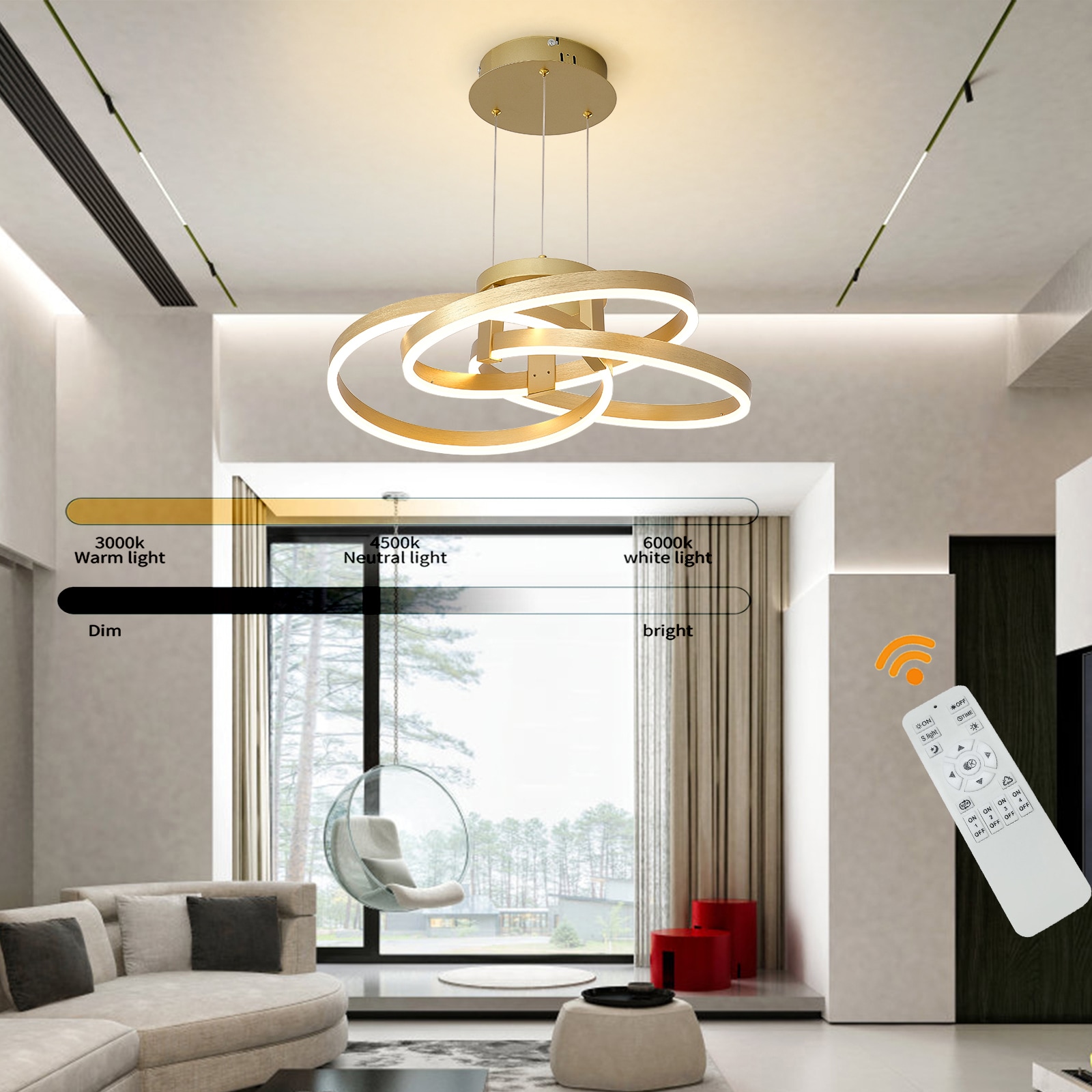 Oukaning HG-HCXLST-6536-US Pendant-Lights - View #13