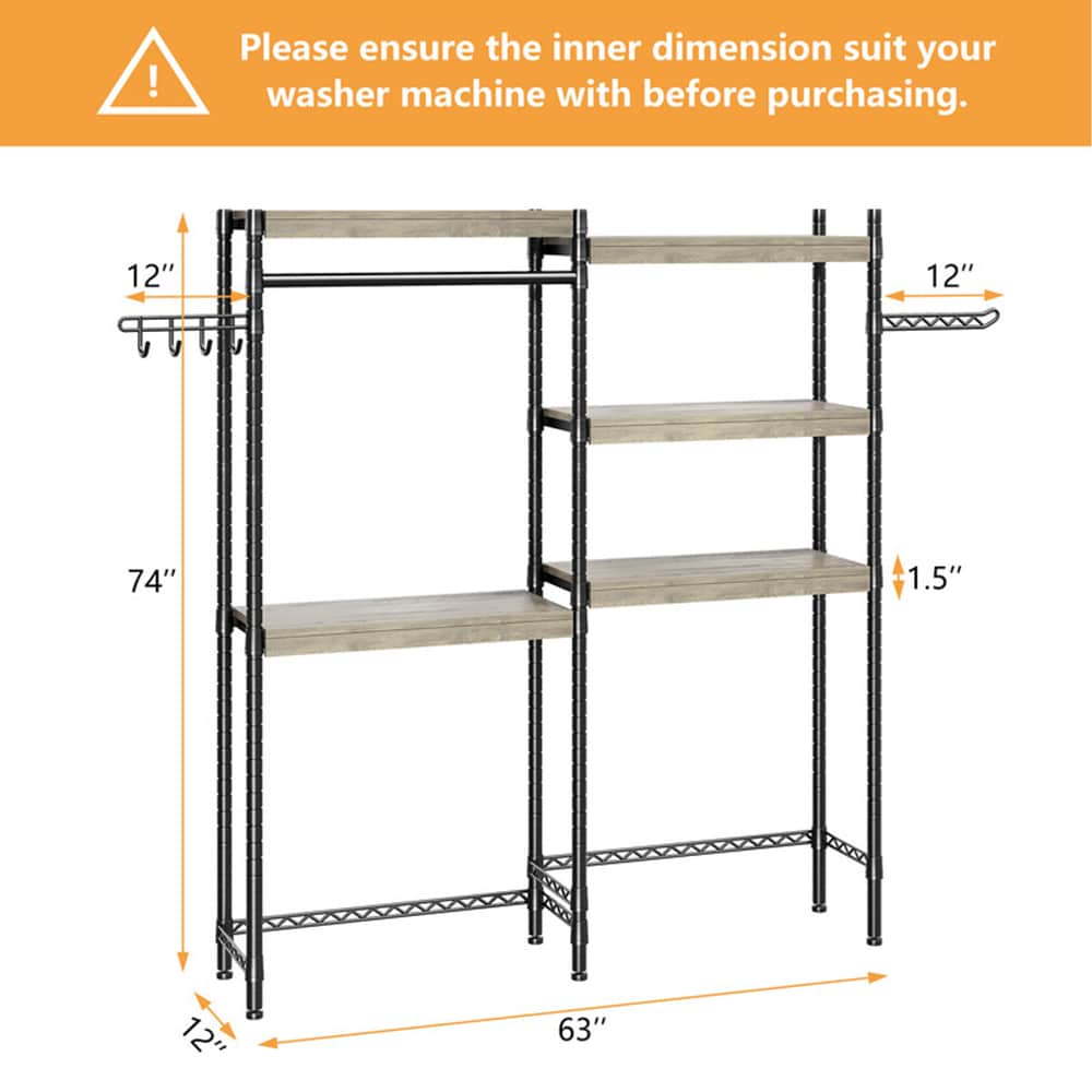 Garvee PHO-0YQYOT9I Free-Standing-Shelving - View #5