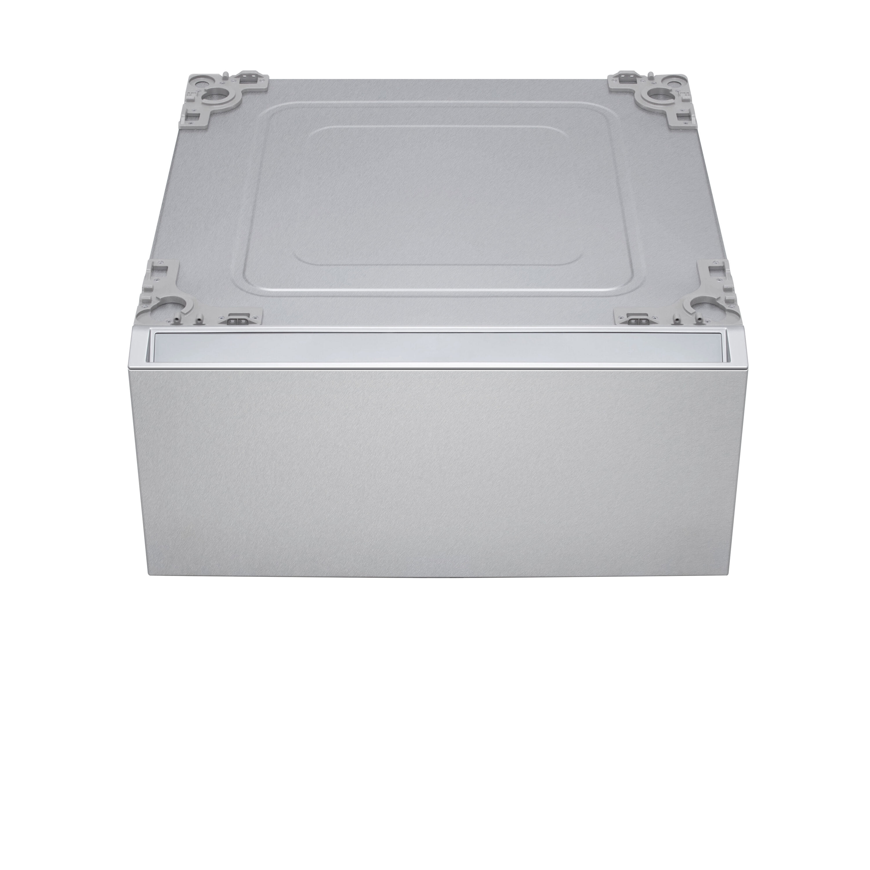 LG WDP8S Universal laundry pedestal ( Platinum Steel ) with Storage Drawer