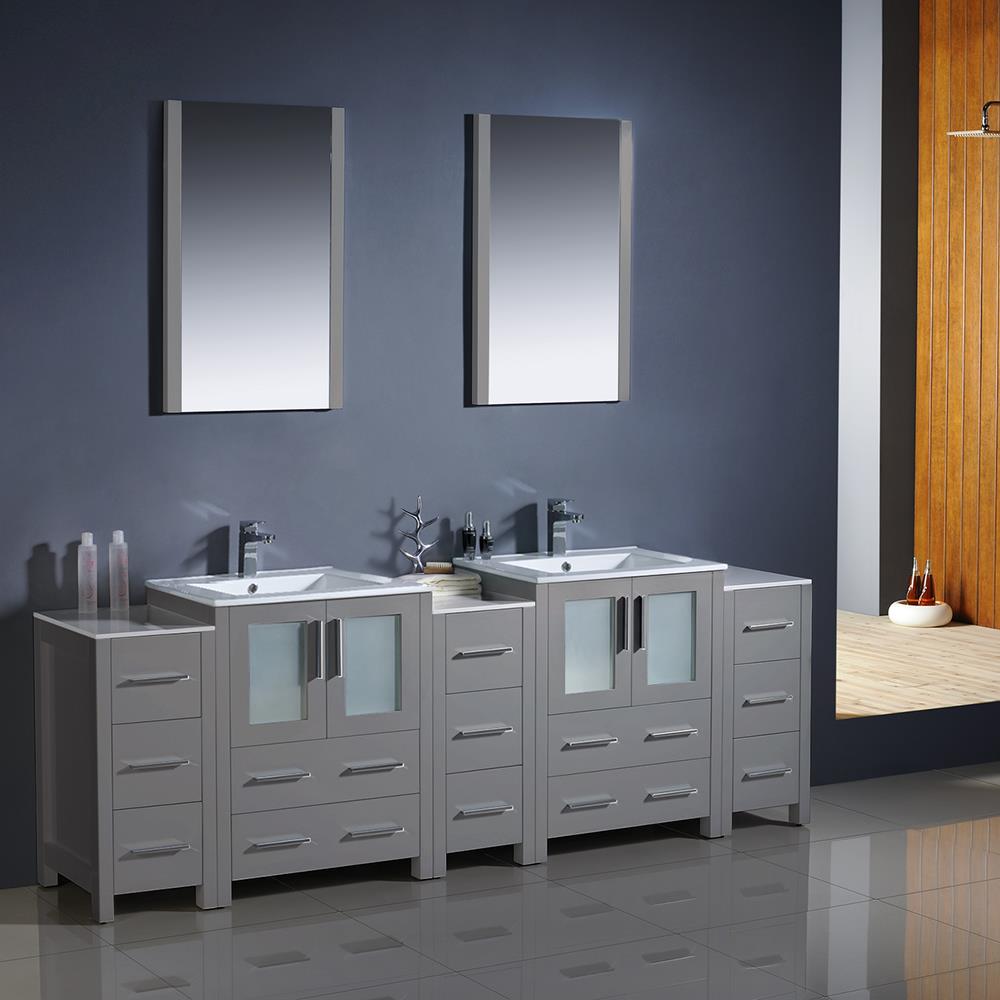 Fresca FVN62-72GR-UNS Bath-Vanity-Combo - View #2