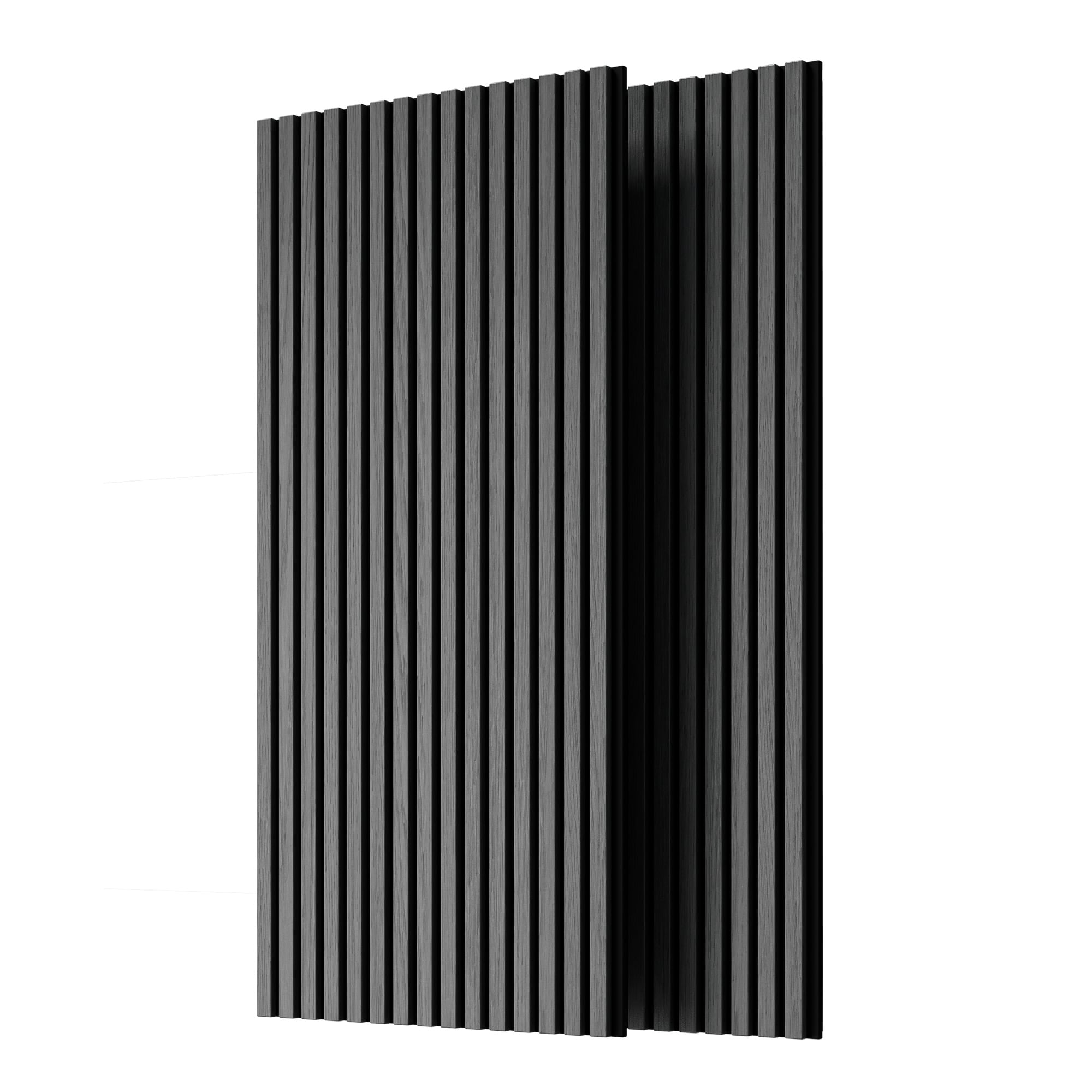 Lirago Wood Panels for Wall Slat Wall Panels 2PC Wood Slat Acoustic Panels for Wall and Ceiling 3D Fluted Sound Absorbing Panel with Three Sides Fully Wrapped on Wood Finish45.27 in X 23.62 in
