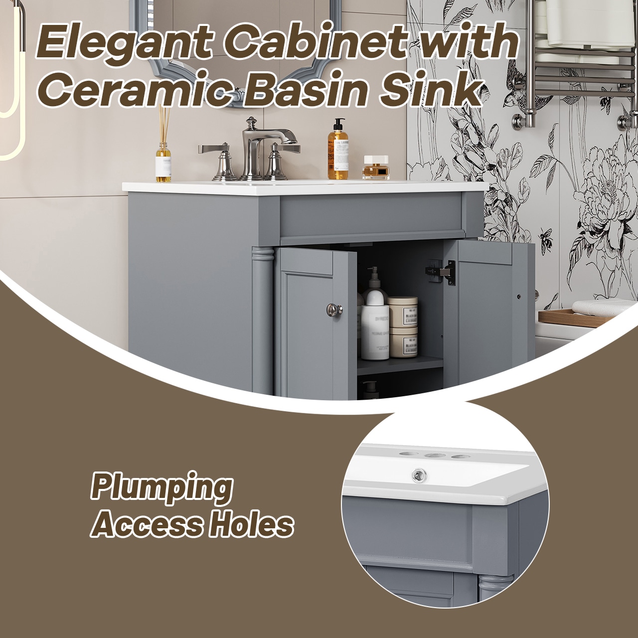 Iseryn YSG503EP190 Bath-Vanity-Combo - View #5