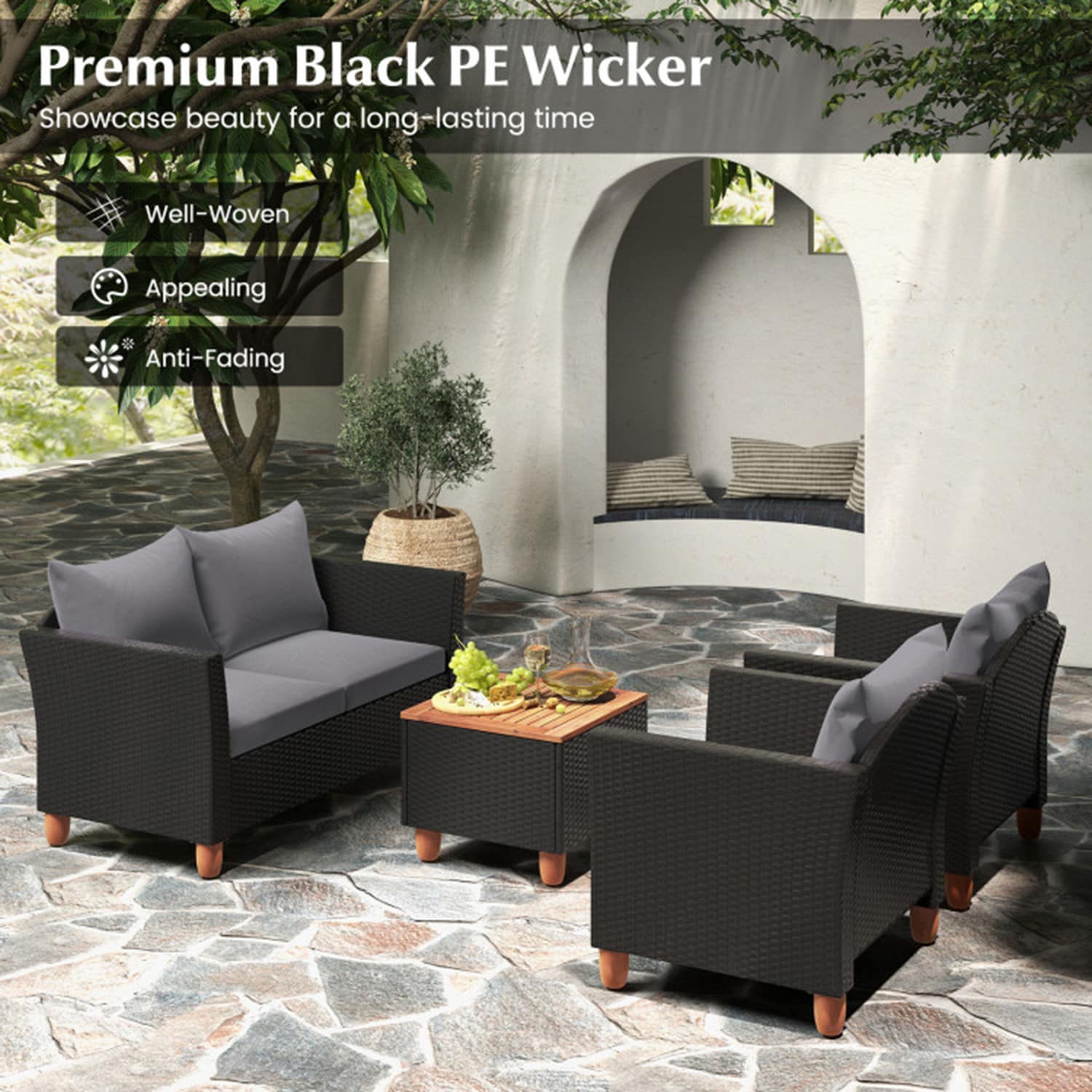 Mondawe MD-ST04AAG Patio-Sofas-Daybeds - View #6