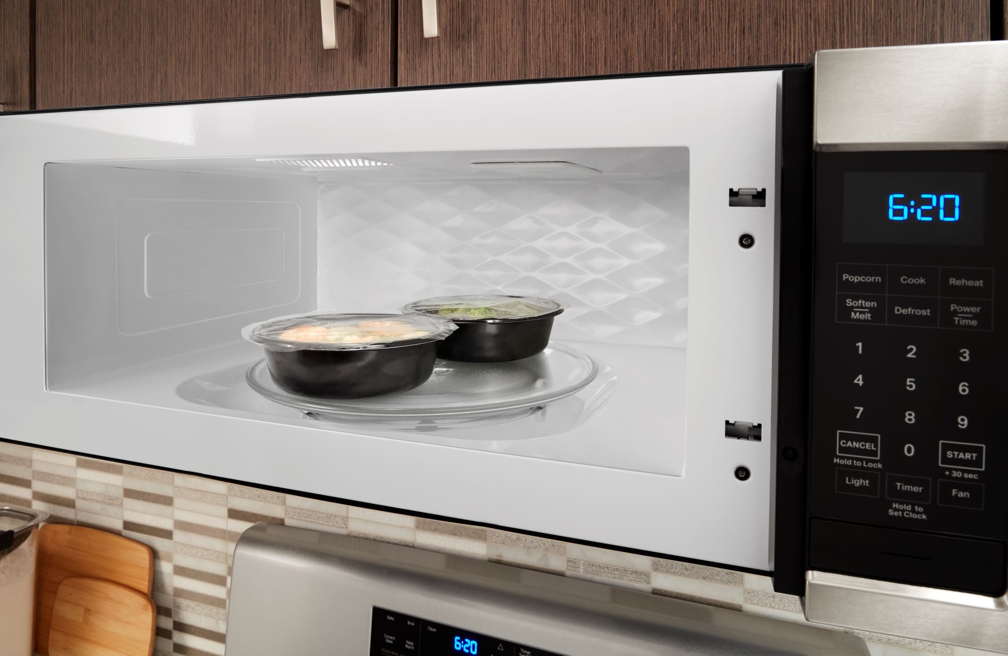 Whirlpool® 1.1 cu.ft. Stainless Steel Low Profile Over-the-Range