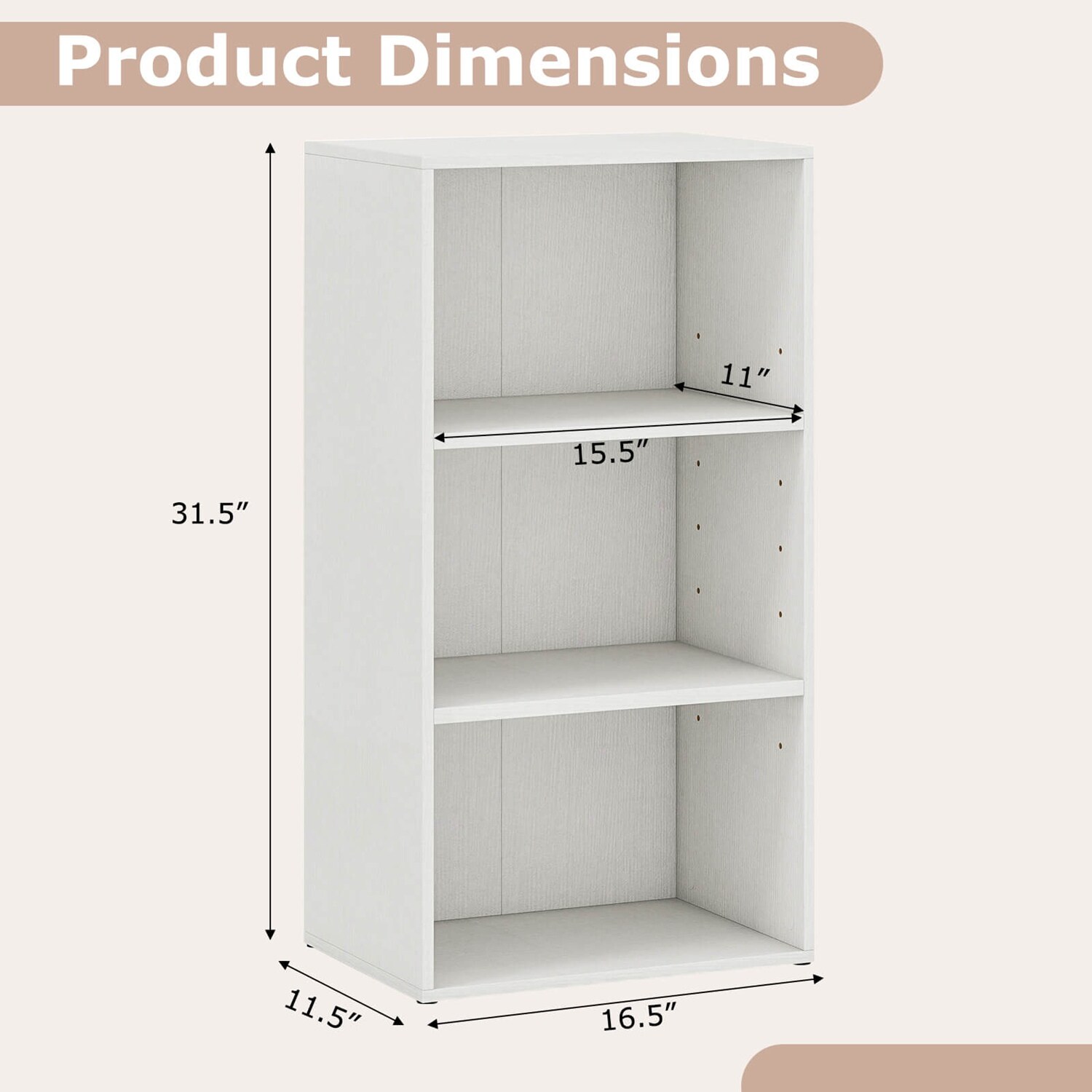 Costway CSHY003577 bookcases - View #3