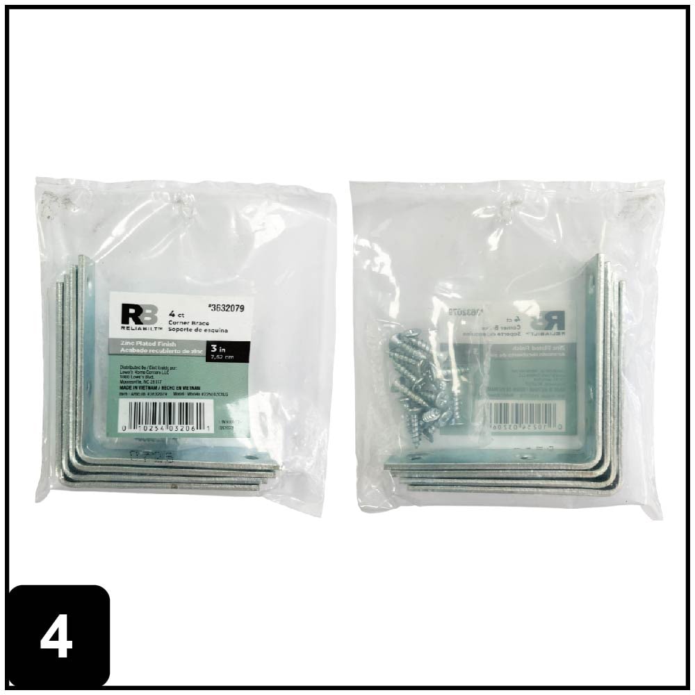 RELIABILT 22504ZCXLG Mending-Plates-Brackets-Braces - View #4