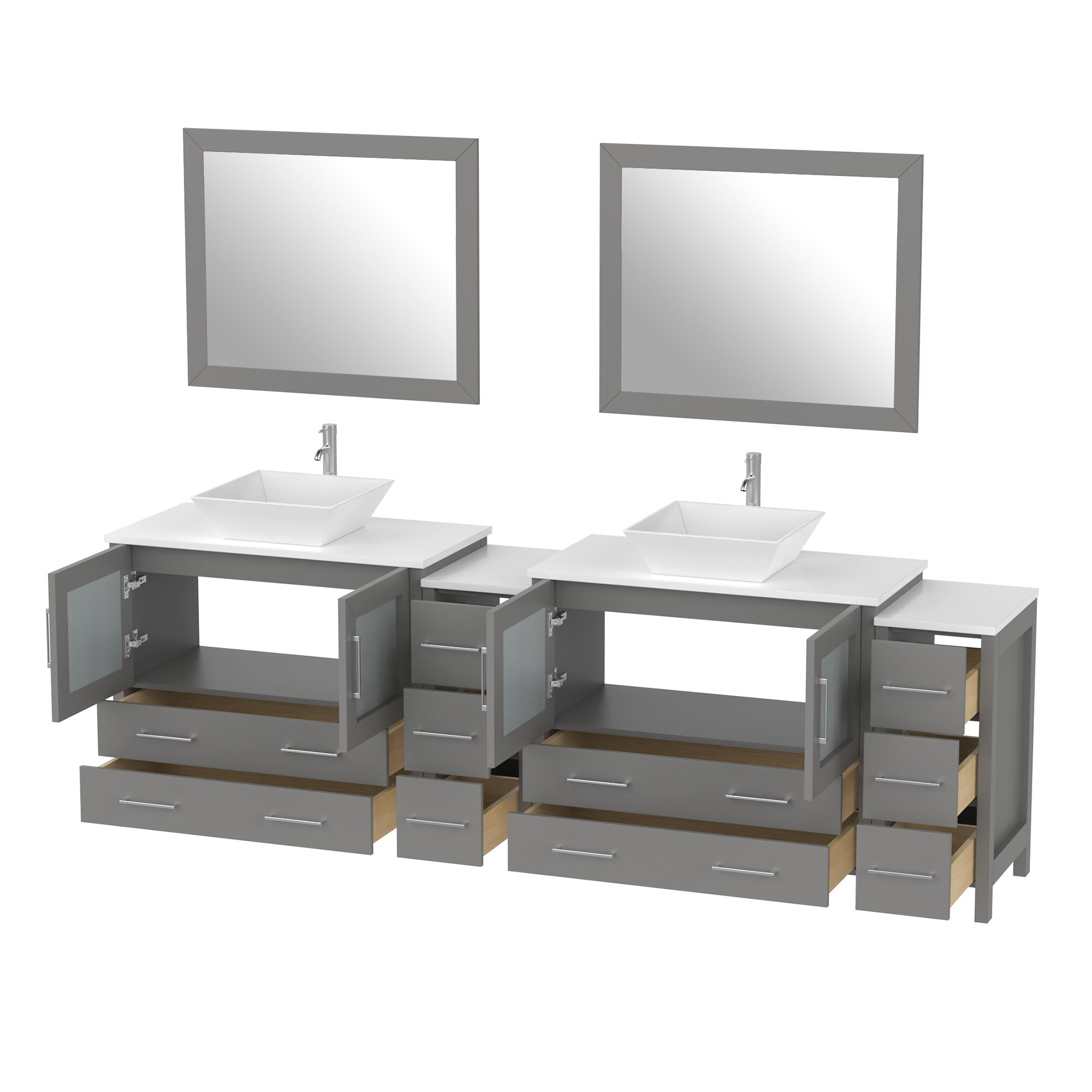 Vanity Art VA3136-96G Bath-Vanity-Combo - View #6