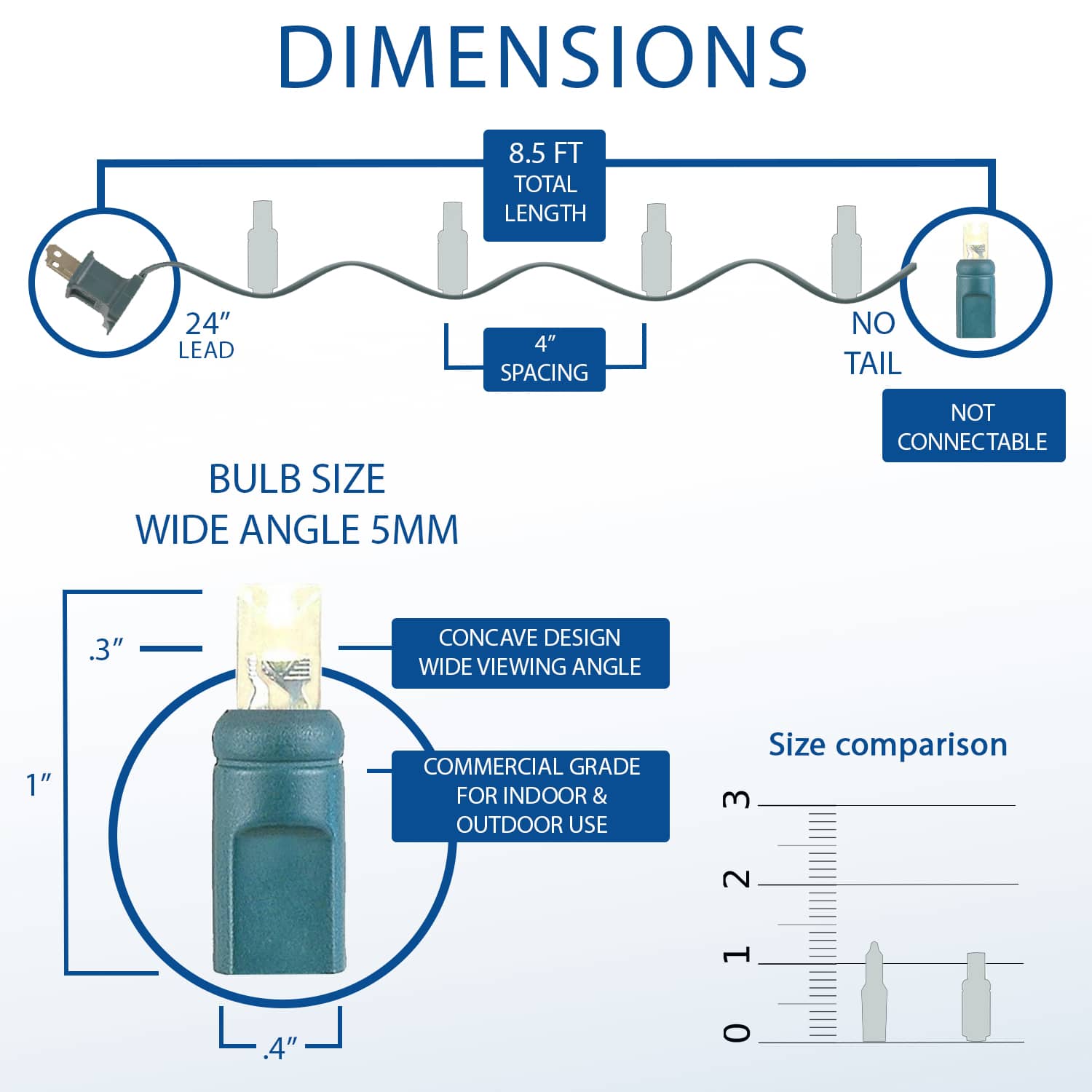 Novelty Lights CGWA20/NS-G-WW Patio-String-Lights - View #2