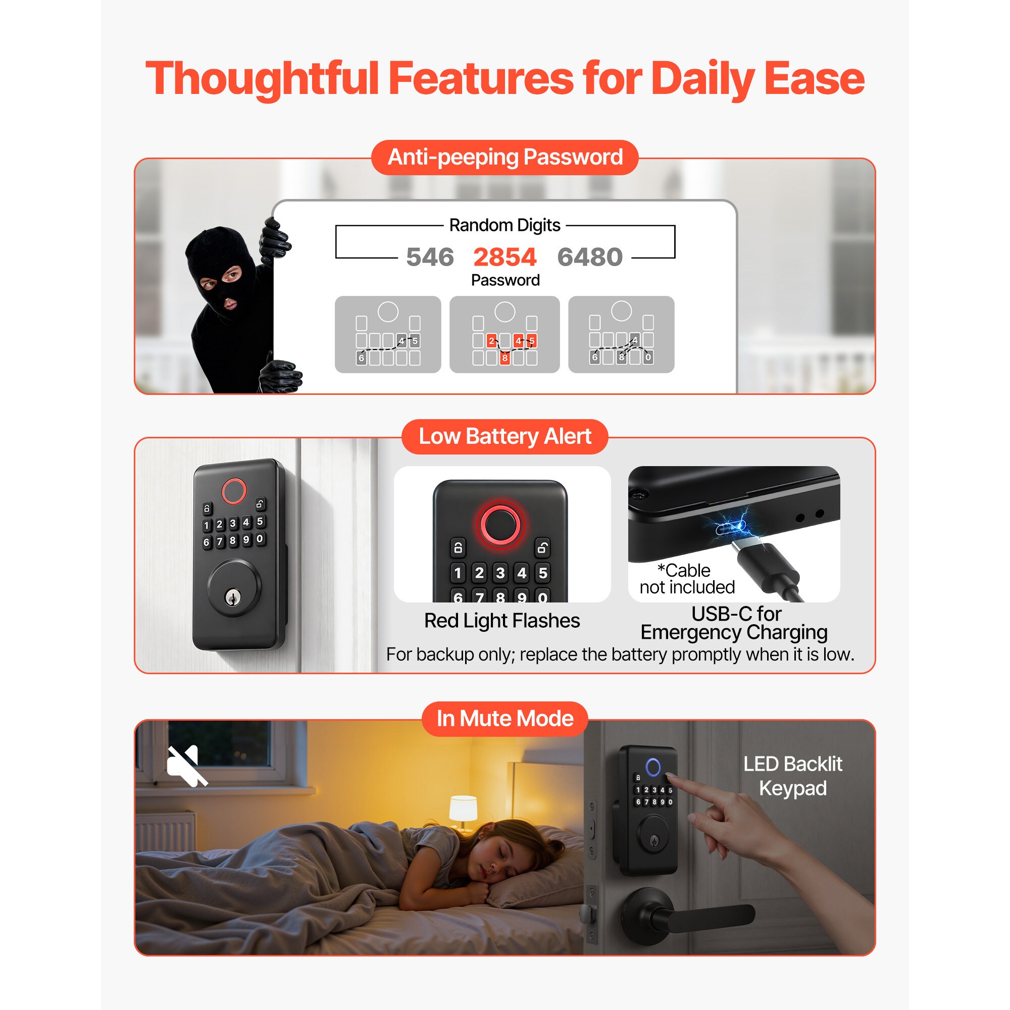 VEVOR SCJXSMBDLSBT14821V9 Door-Deadbolts - View #5