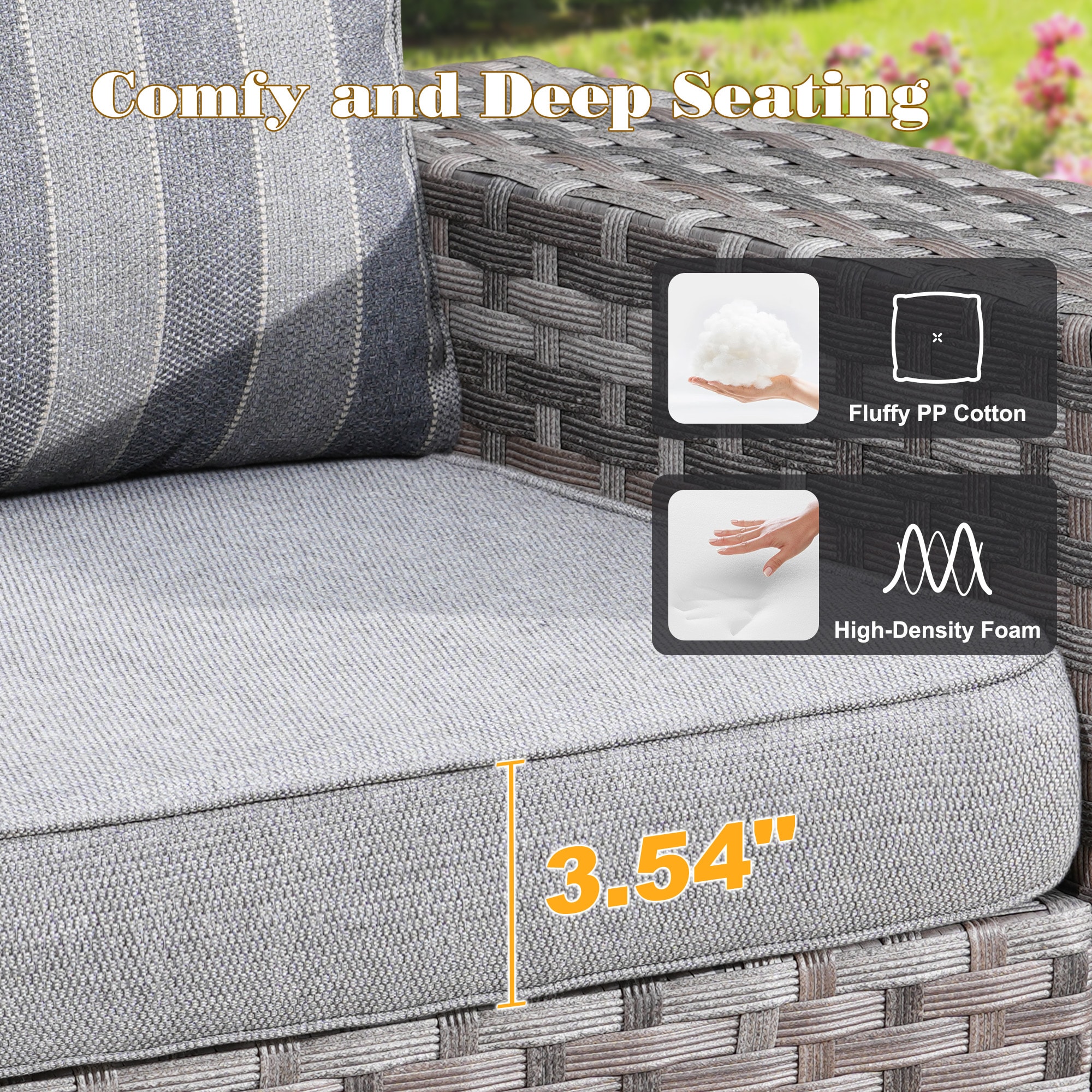 Pouuin SCFPBBR20T-9 Patio-Sofas-Daybeds - View #5