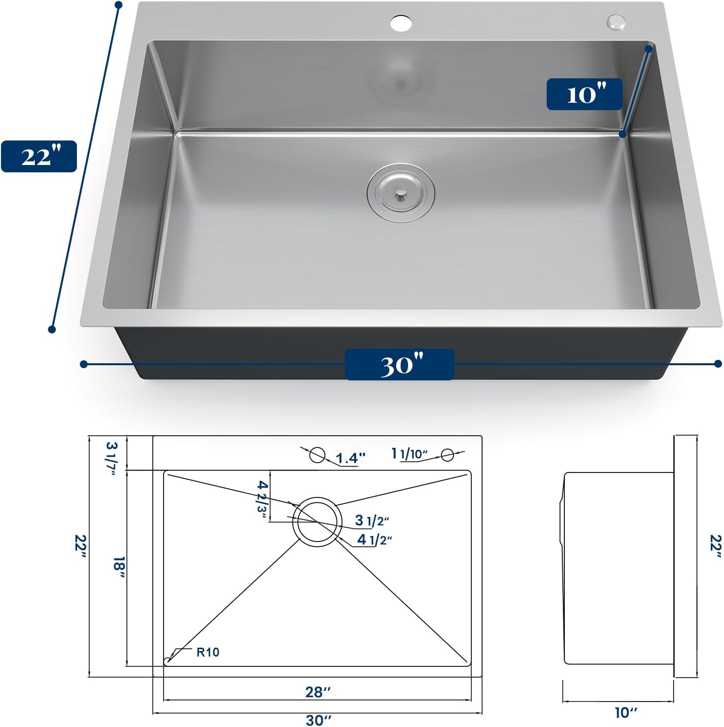 Garvee SINK2630 Kitchen-Sinks - View #5