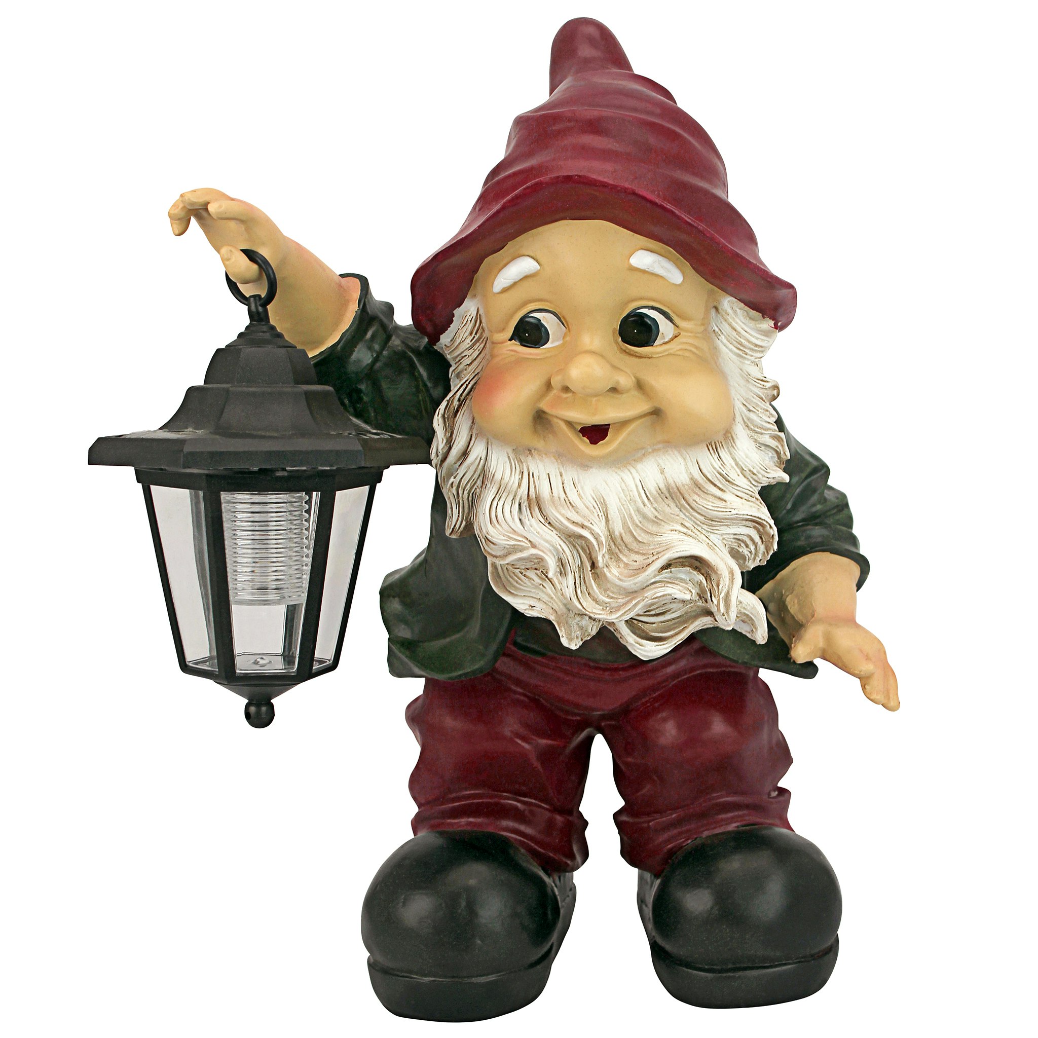 Design Toscano 16-in H x 11-in W Multiple Colors/Finishes Gnome Garden ...