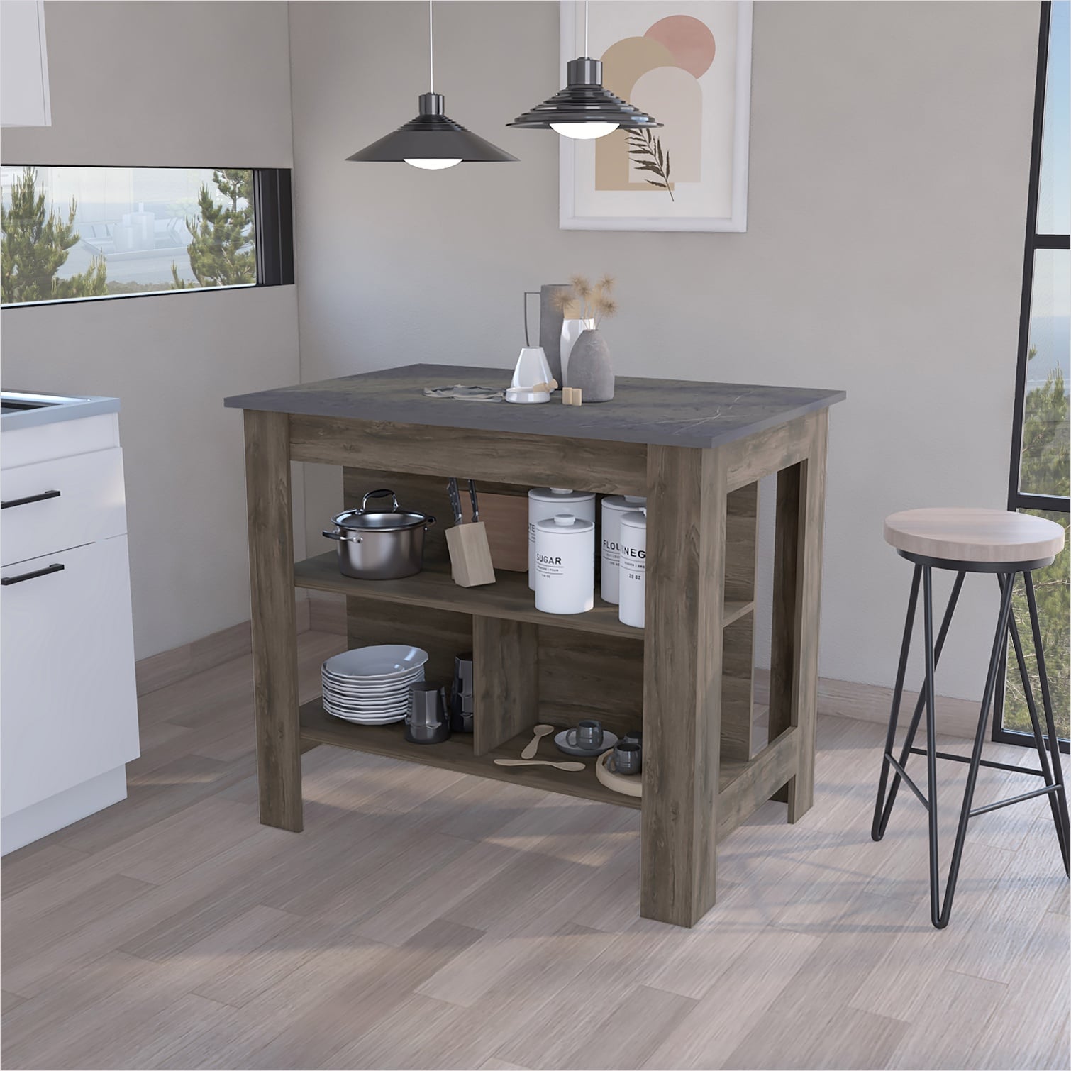 FlowLuxe WCPF2VJO57JW Kitchen-Furniture - View #2