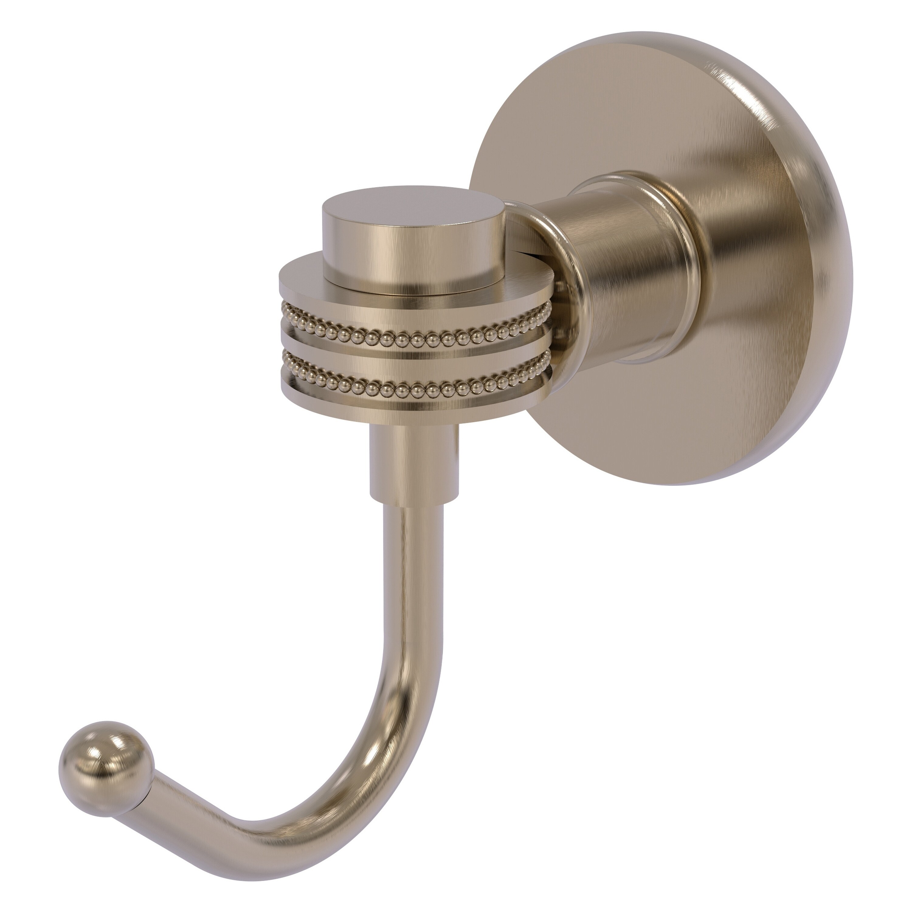 Allied Brass 2020D-PEW Continental Antique Pewter Single -Hook Wall mount Towel Hook