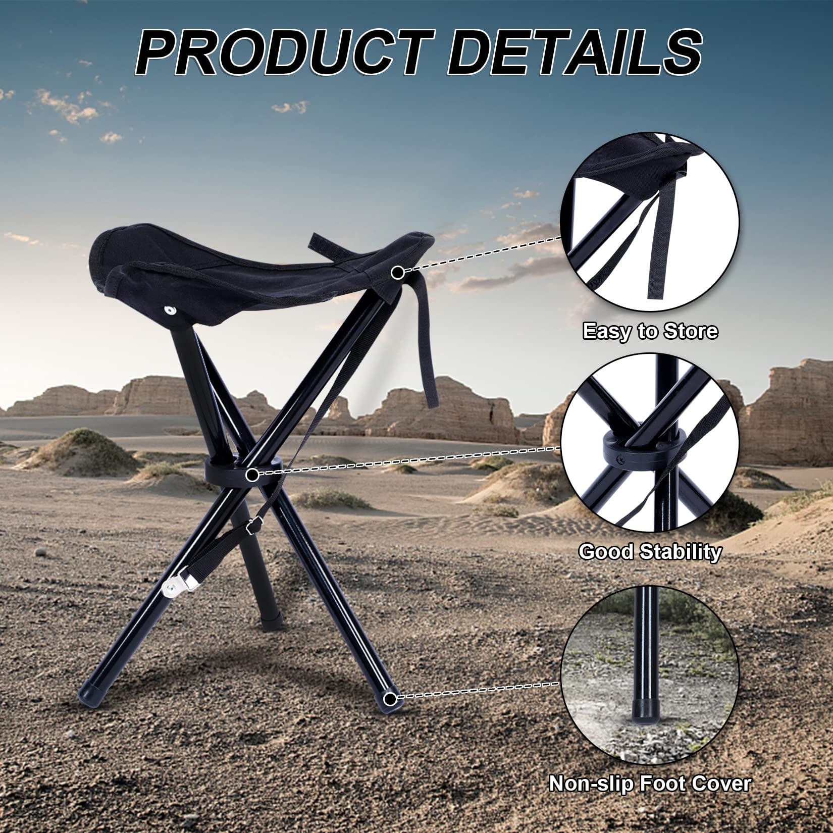 Miki Shinly DHS-6207-07MI Beach-Camping-Chairs - View #3