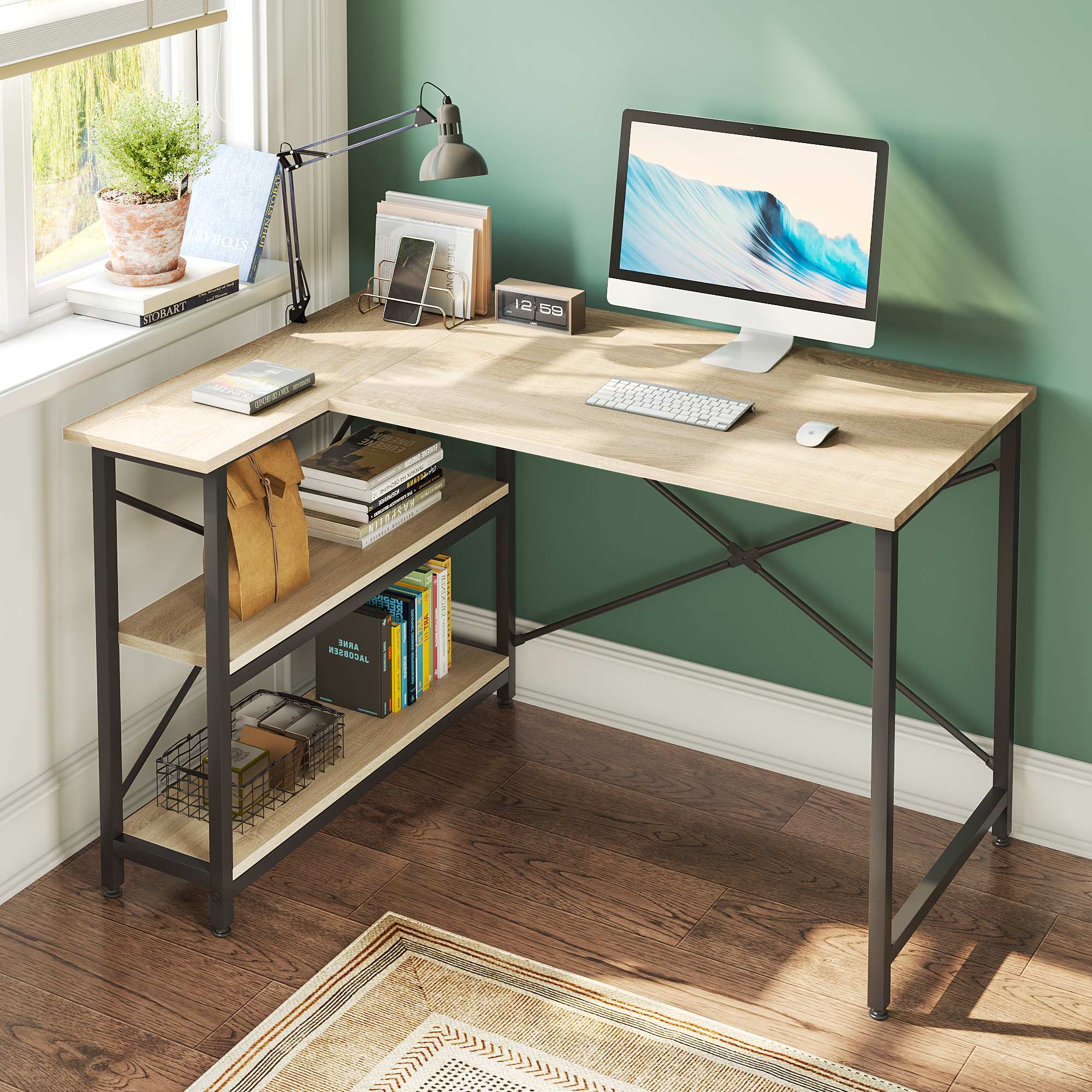 Bestier LOW-1298-D31OAK desks - View #7