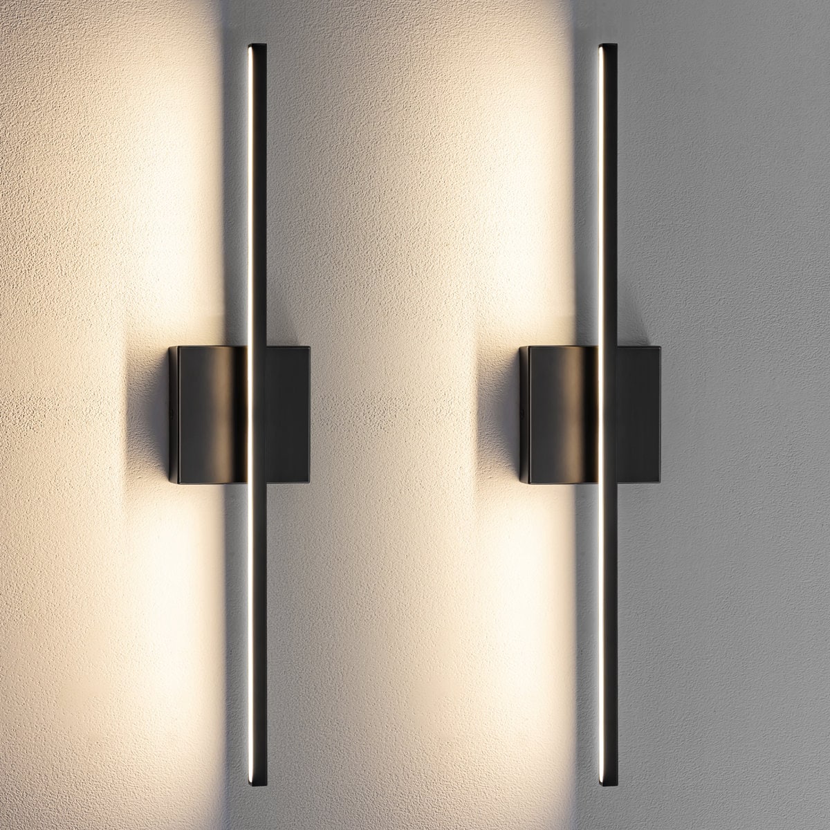 KAISITE - 24-in Dimmable Led Bath Bar (Set of 2)