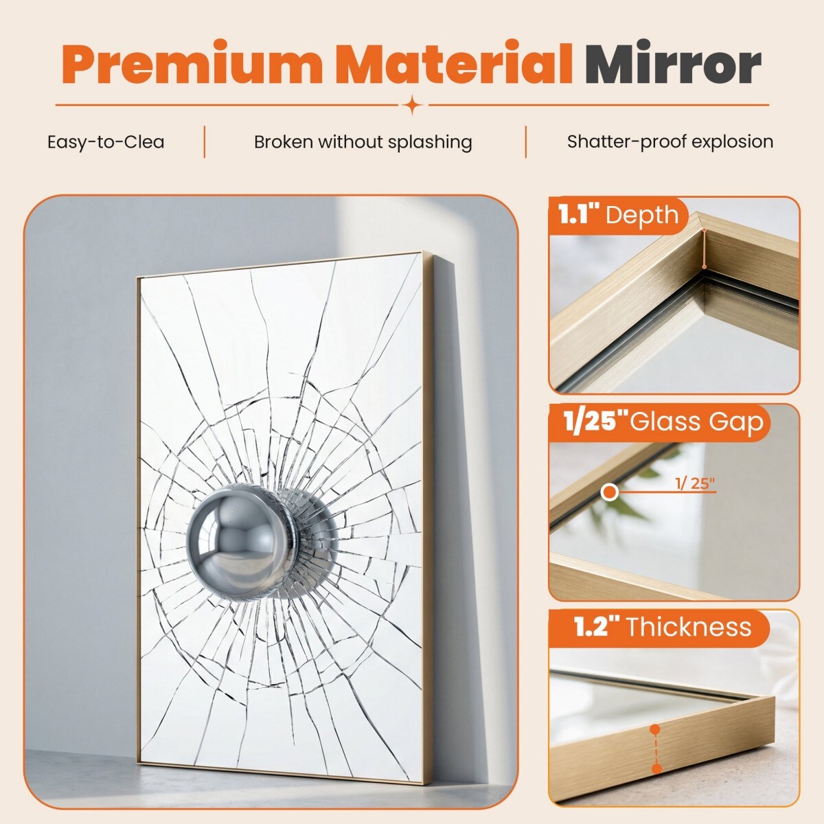 GlasFlength LW-MRS-157 Decor-Mirrors - View #6