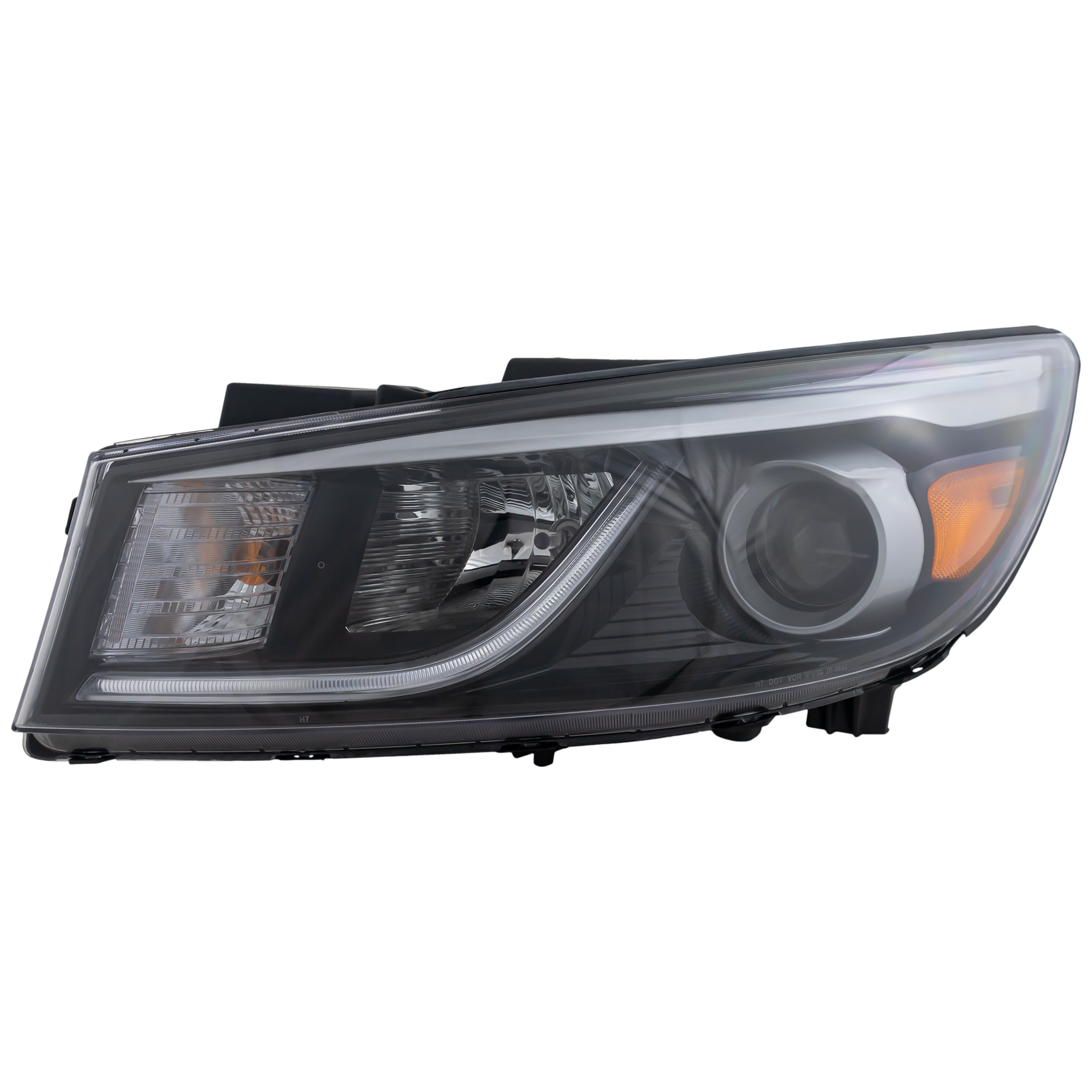 Garage-Pro GPREPK100196Q Driver Side Headlight, With bulb(s), Halogen, EX/L/LX Models, CAPA CERTIFIED