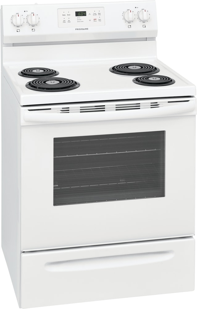 Frigidaire 40-in Self-Cleaning Electric Range (White) At, 49% OFF