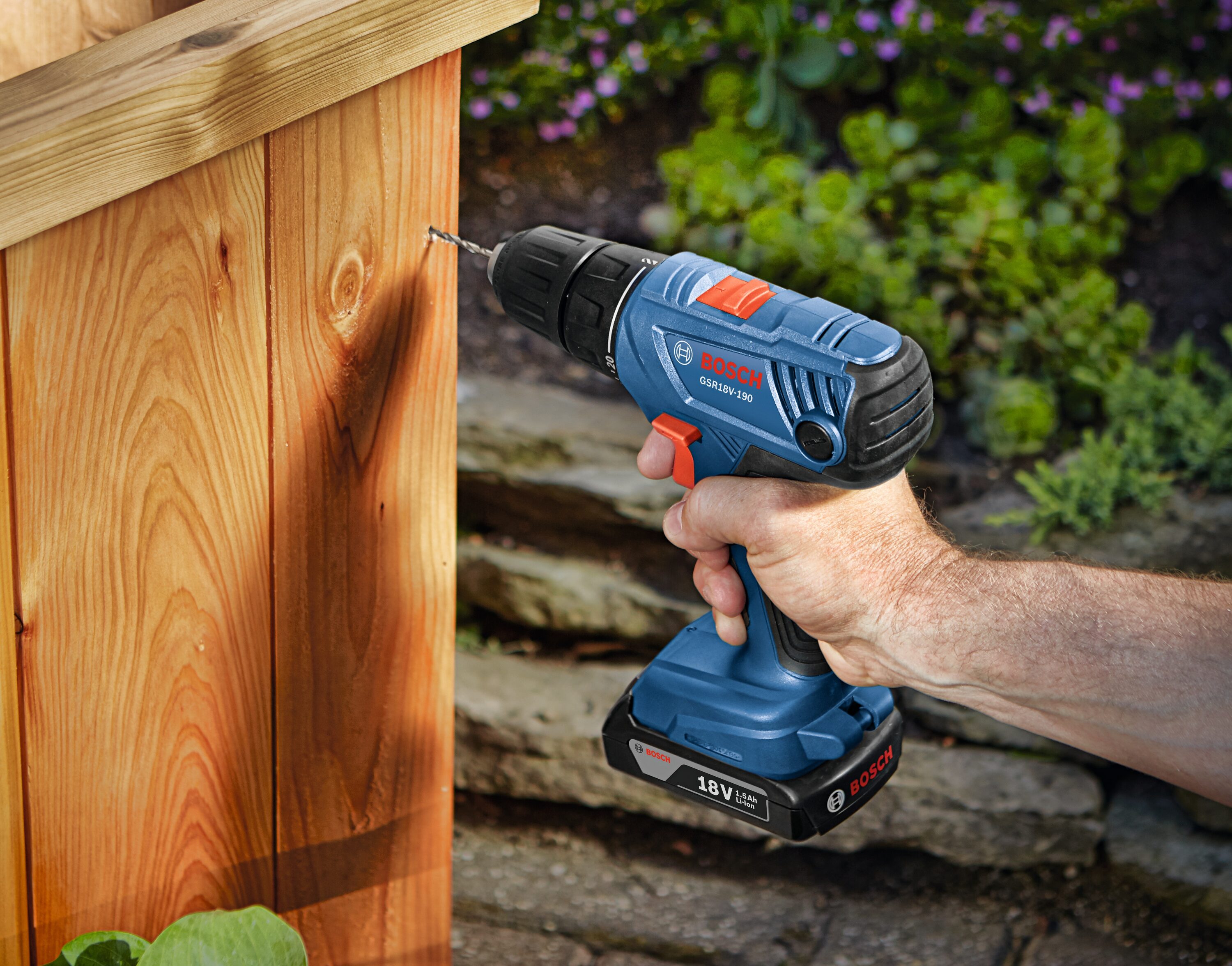 Bosch Volt In Cordless Drill Li Ion Batteries Included And Charger Included Atelier