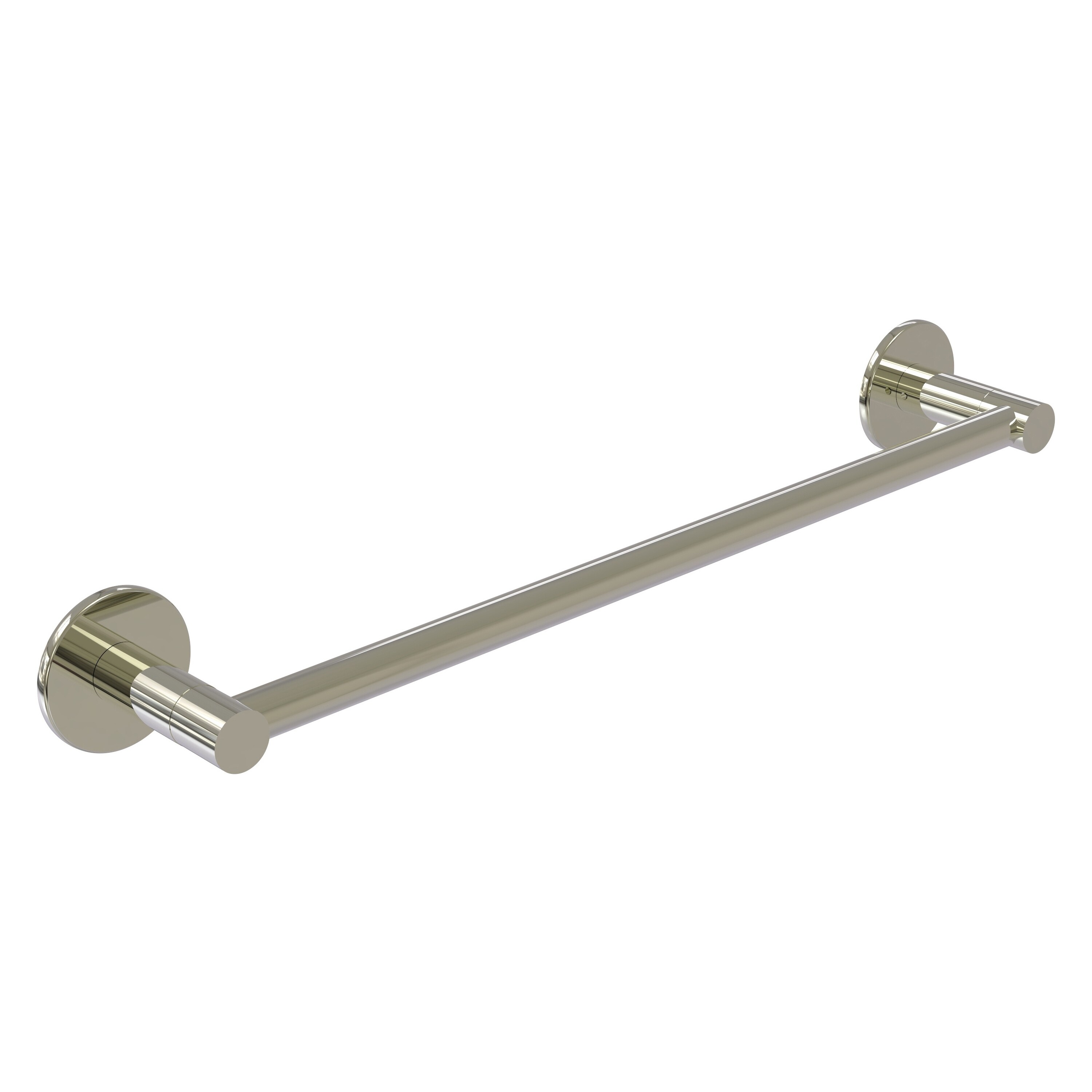 Allied Brass FR-41/30-PNI Fresno 30-in Polished Nickel Wall mount Single Towel Bar