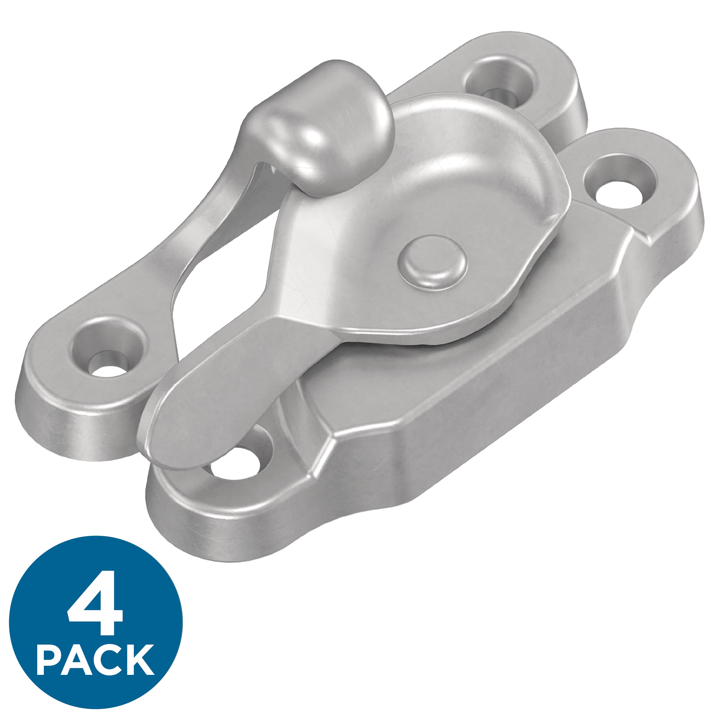 Franklin Brass 2.68-in Silver Steel Window Lock, 4-Pack In The Casement ...