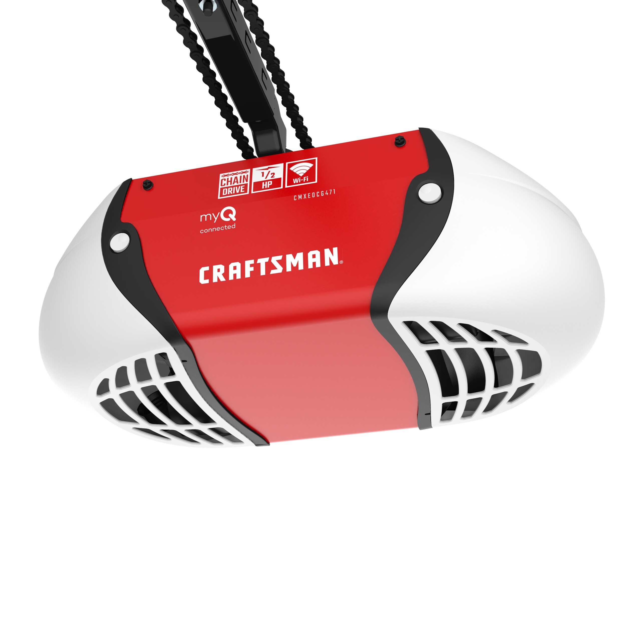 CRAFTSMAN 1/2 HP Smart Garage Door Opener - myQ Smartphone Controlled ...