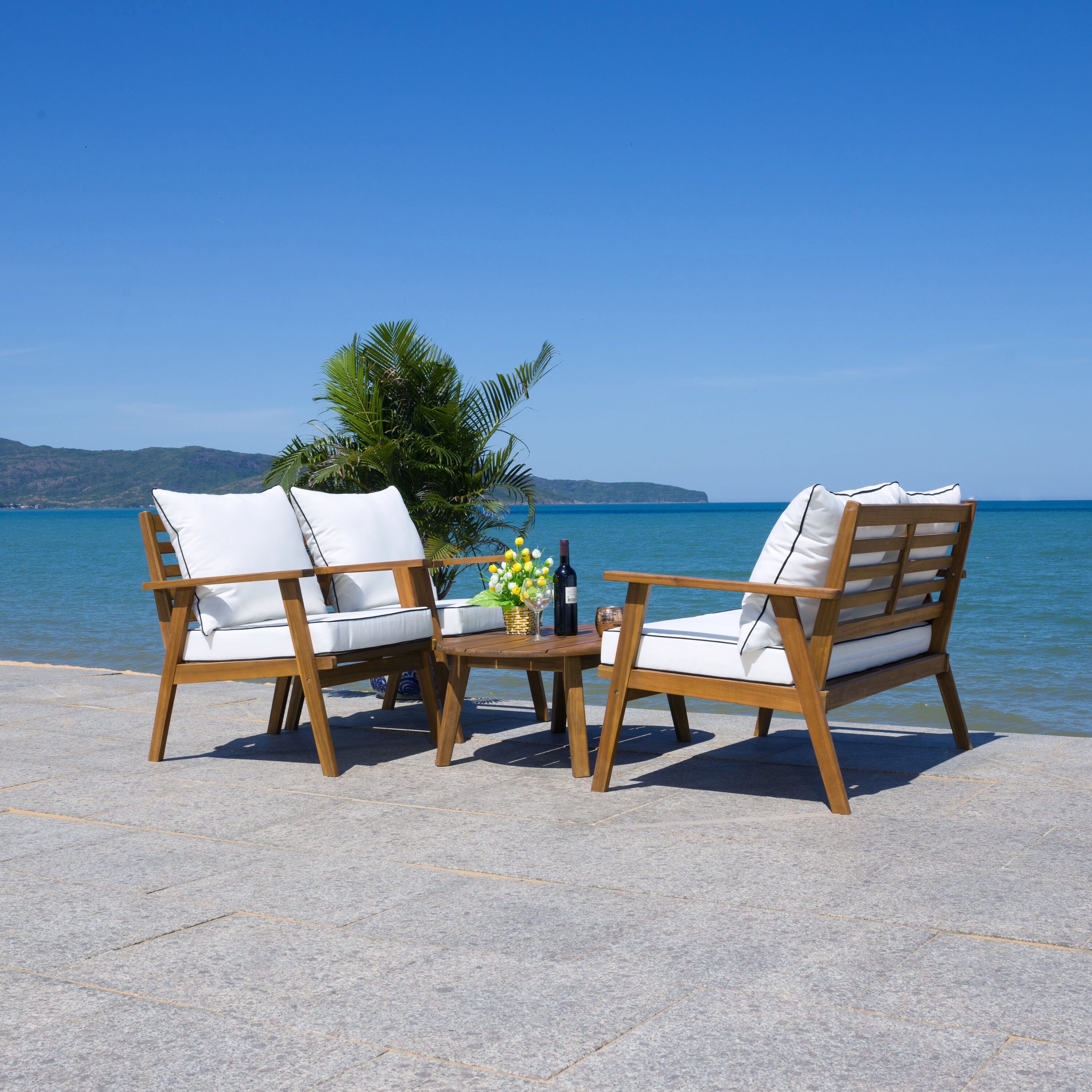 Safavieh PAT7318A Patio-Conversation-Sets - View #9