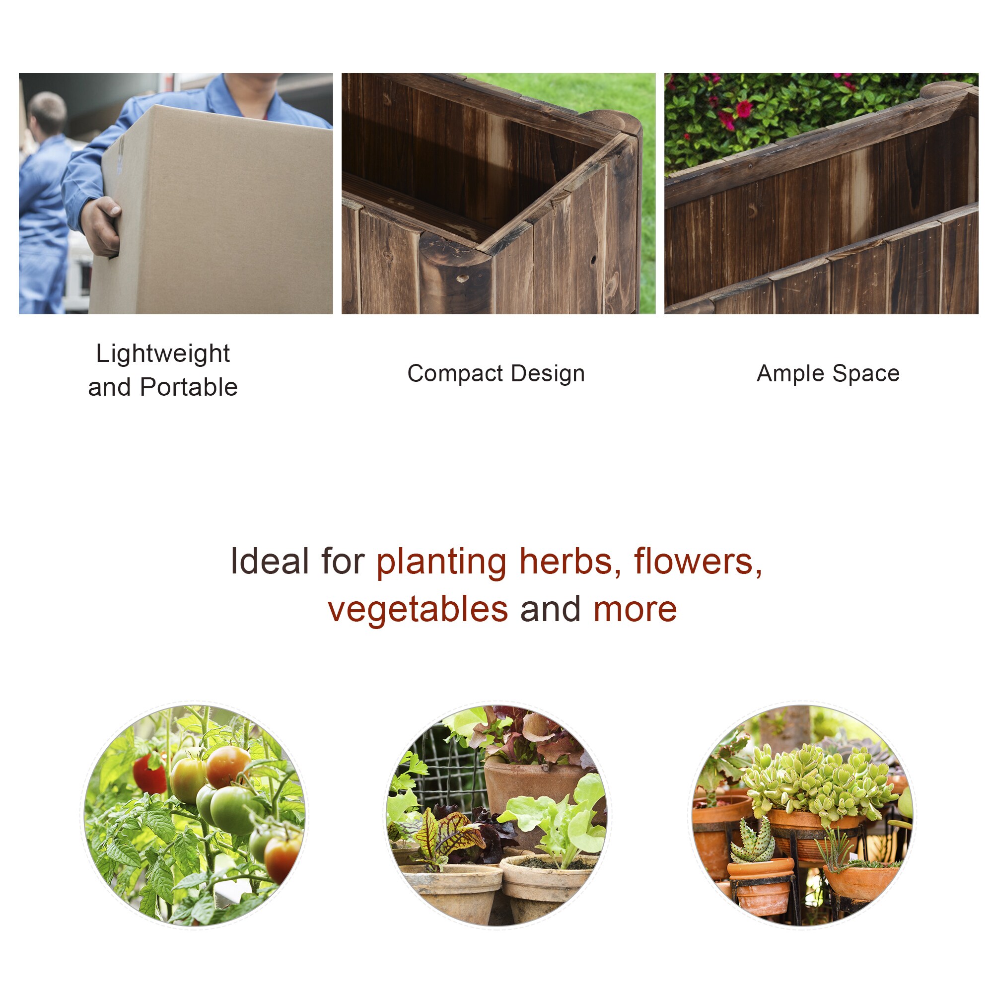 Outsunny 845-103 Planter-Window-Box - View #6
