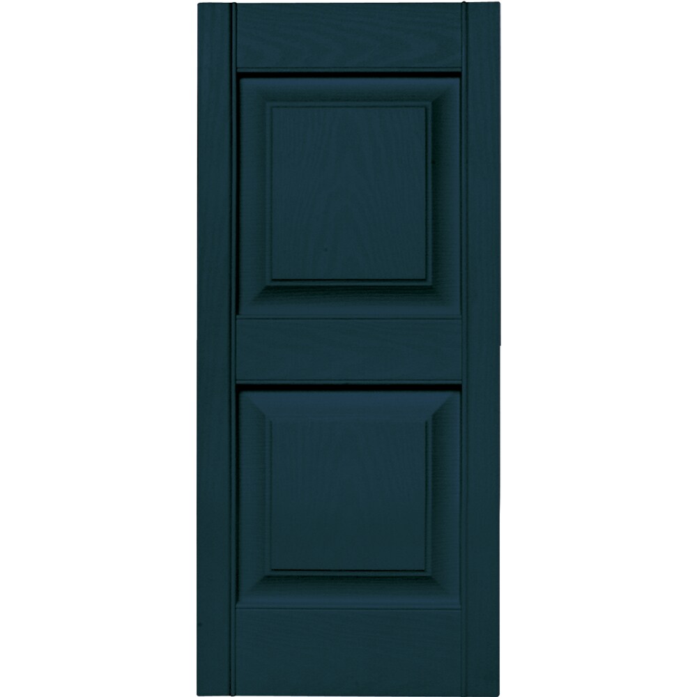 Vantage V4711435166 14.875-in W x 34.875-in H Indigo Blue Raised panel Exterior Shutters ( 1 -Pack )