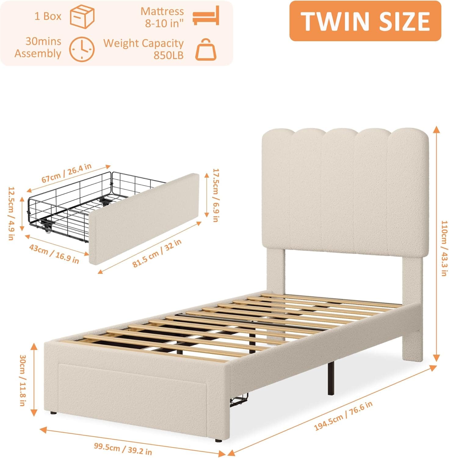Qeetex LHF-BED-PHO-33LXPH7L beds - View #2