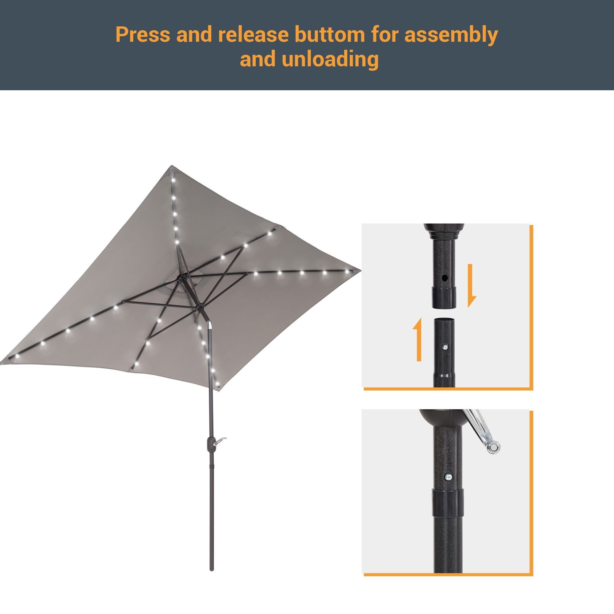 Sonkuki SD-127G-LED Umbrellas-2 - View #7