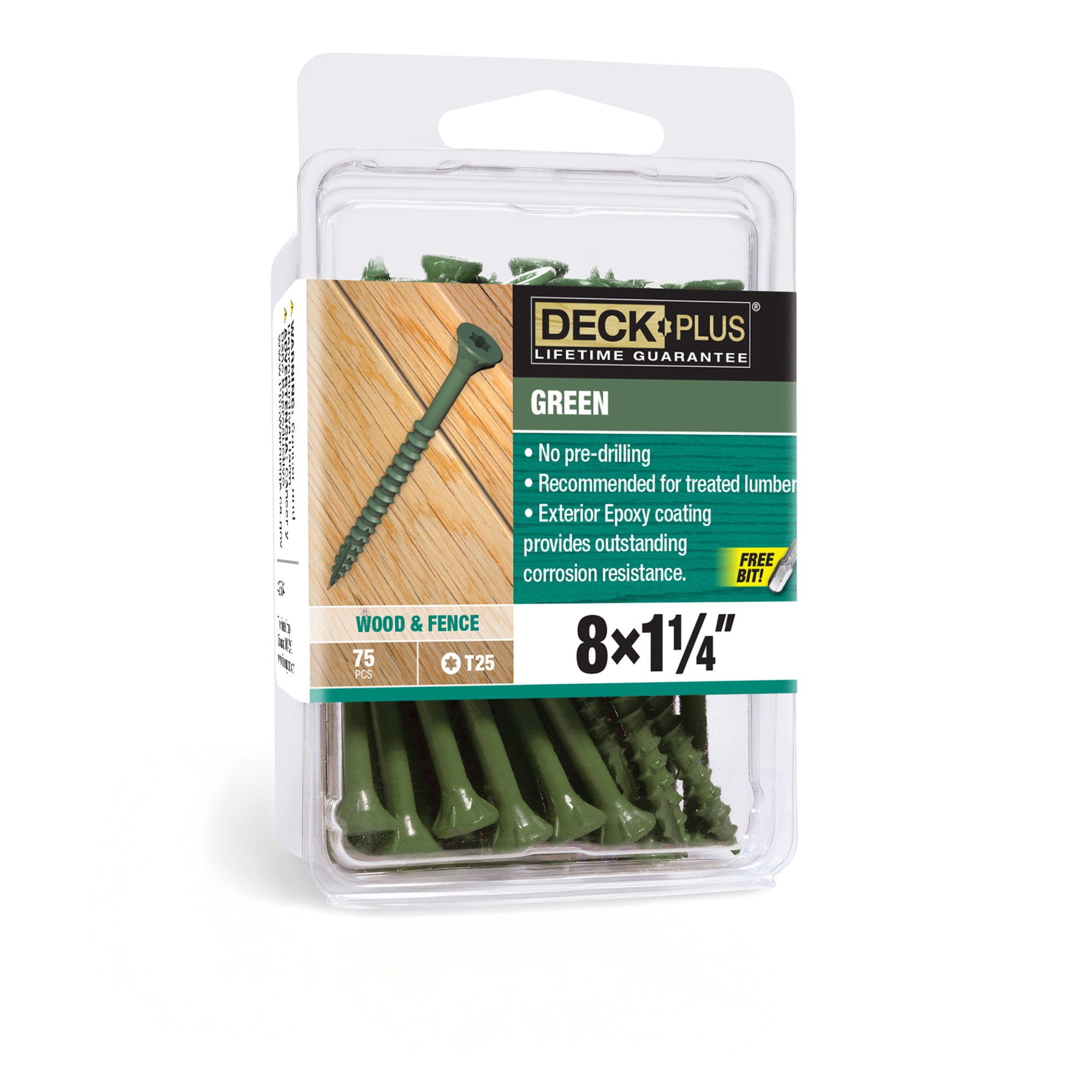 #8 x 1-1/4-in Wood to wood Deck Screws 75 -Per Box