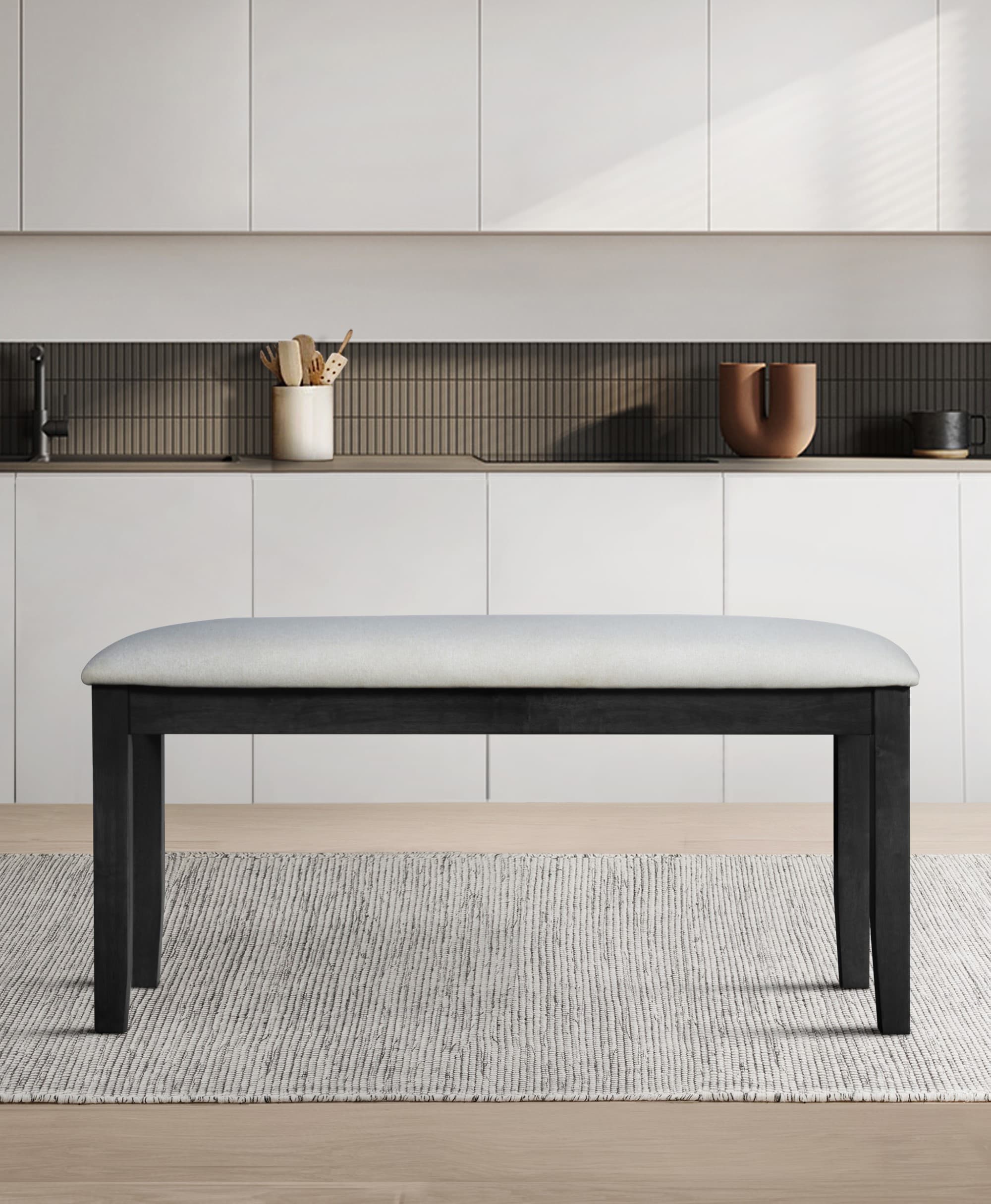 Home Design 60048-021BH Oden Gray Dining Bench