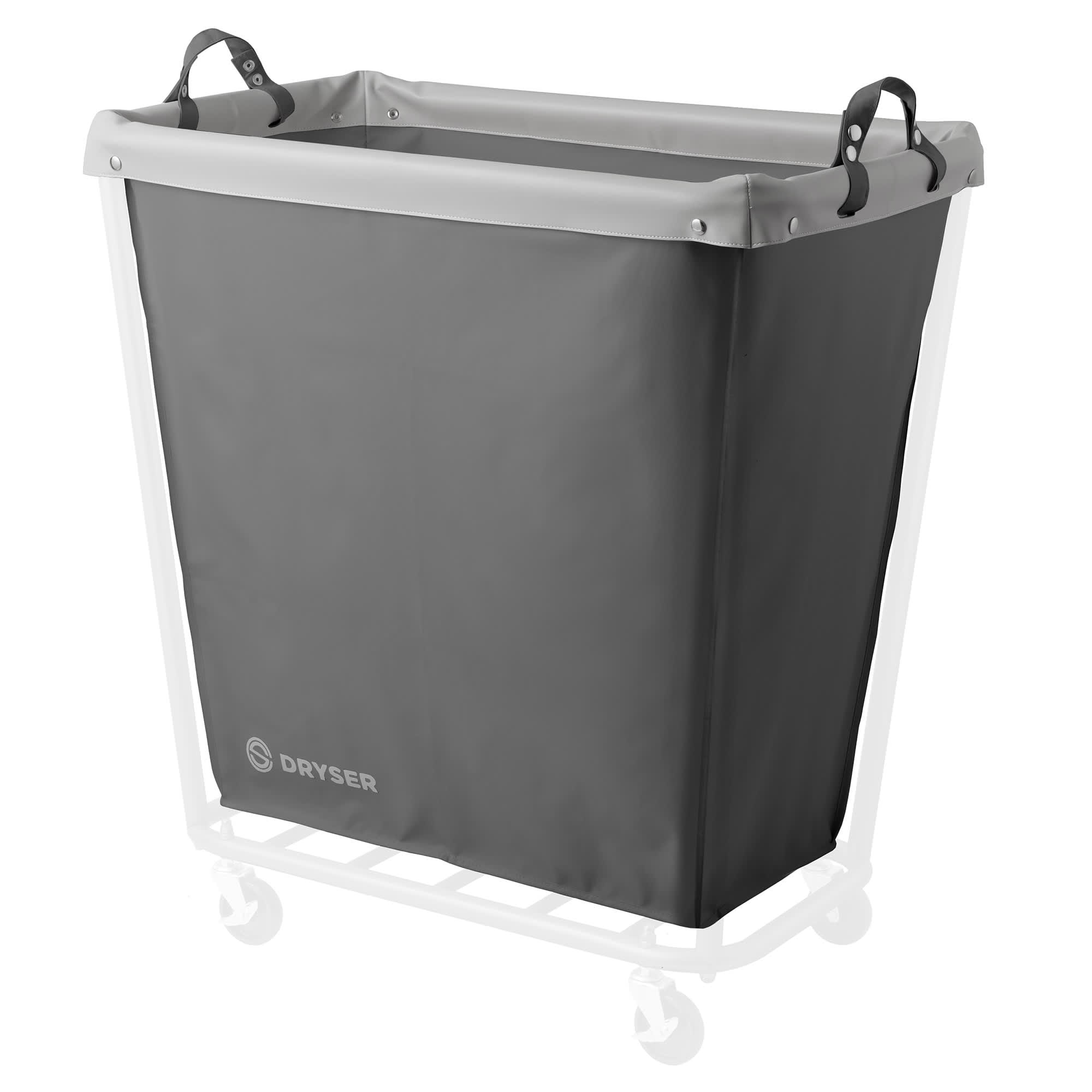 Dryser JAN-BAG-300-GRY Replacement Large Canvas Bag for Laundry Hamper - Model 320L - Gray