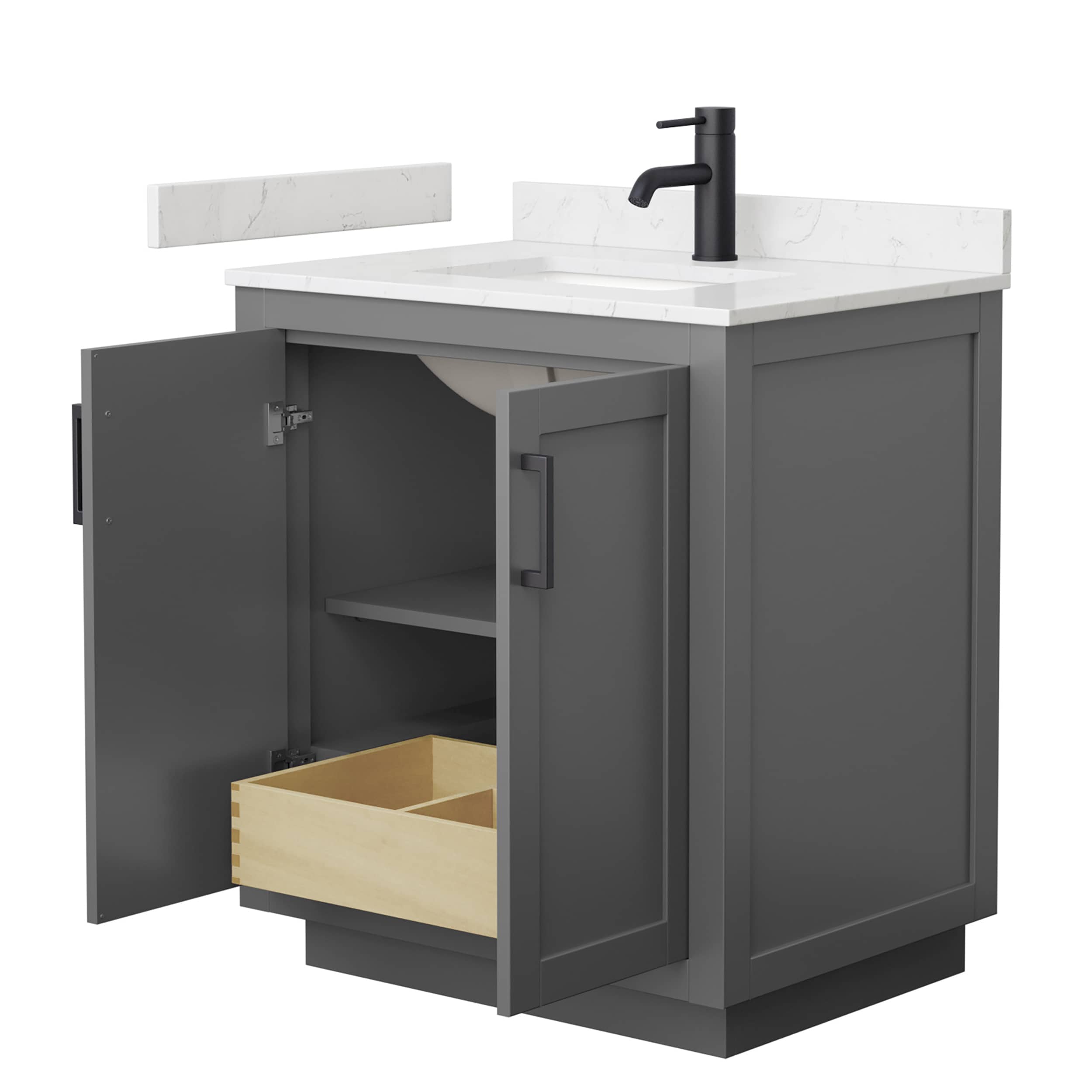 Wyndham Collection WCF292930SGBC2UNSMXX Bath-Vanity-Combo - View #3